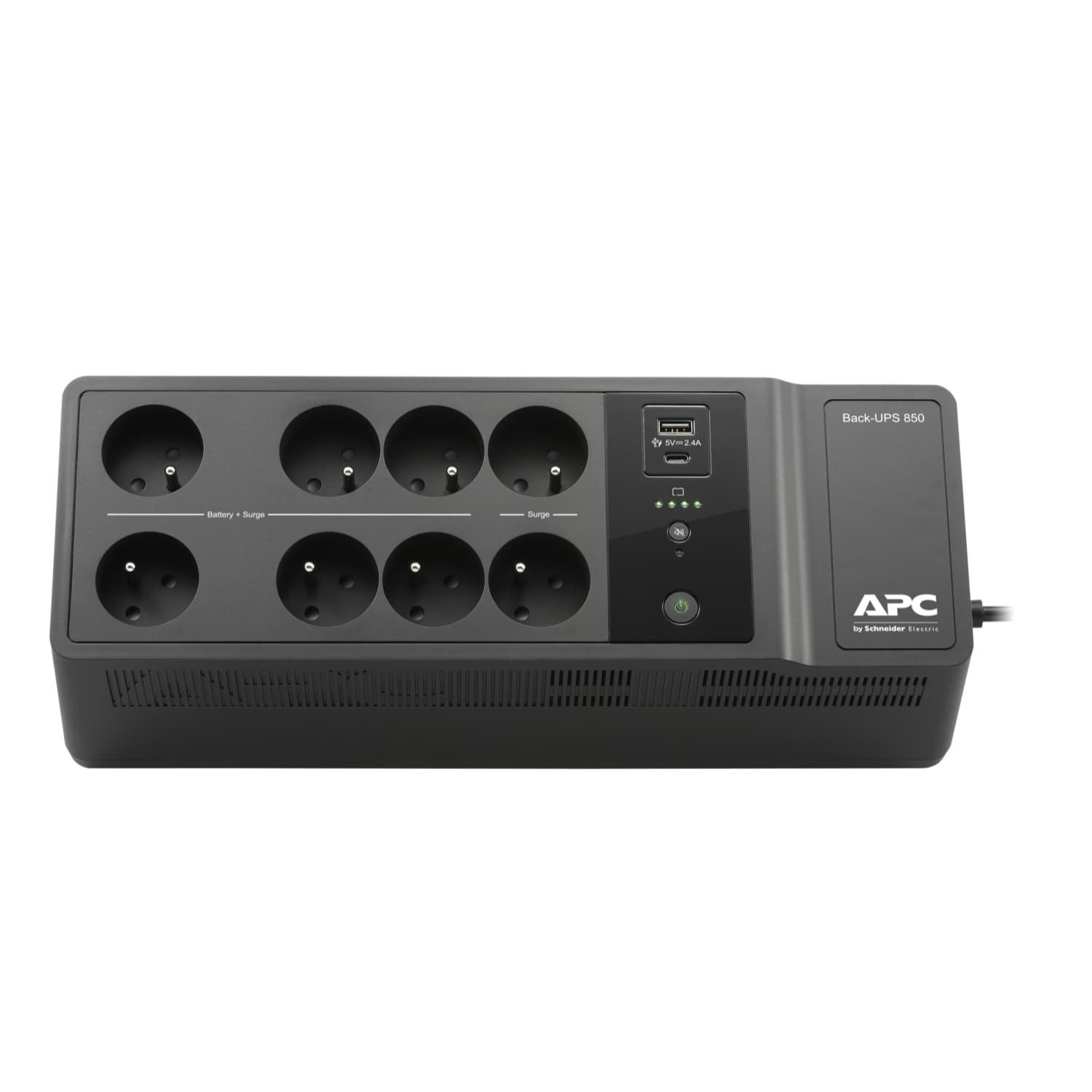 APC BACK-UPS 850VA 230V USB/USB TYPE-C AND A CHARGING PORTS "BE850G2-FR" — miniatură