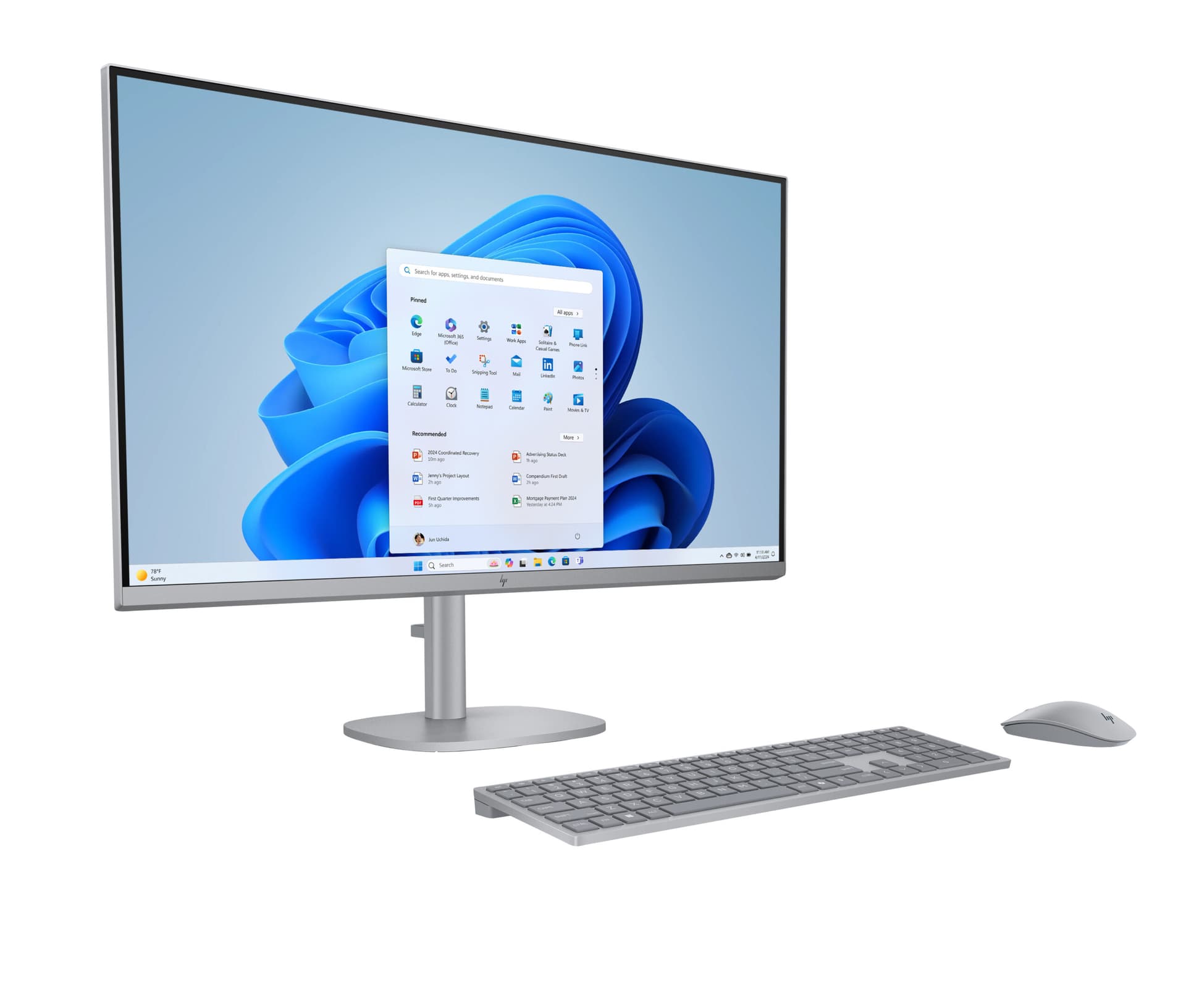 HP AIO Omni 31.5 U7-155H 32 1T 4050 W11H "C4CR1EA" — miniatură