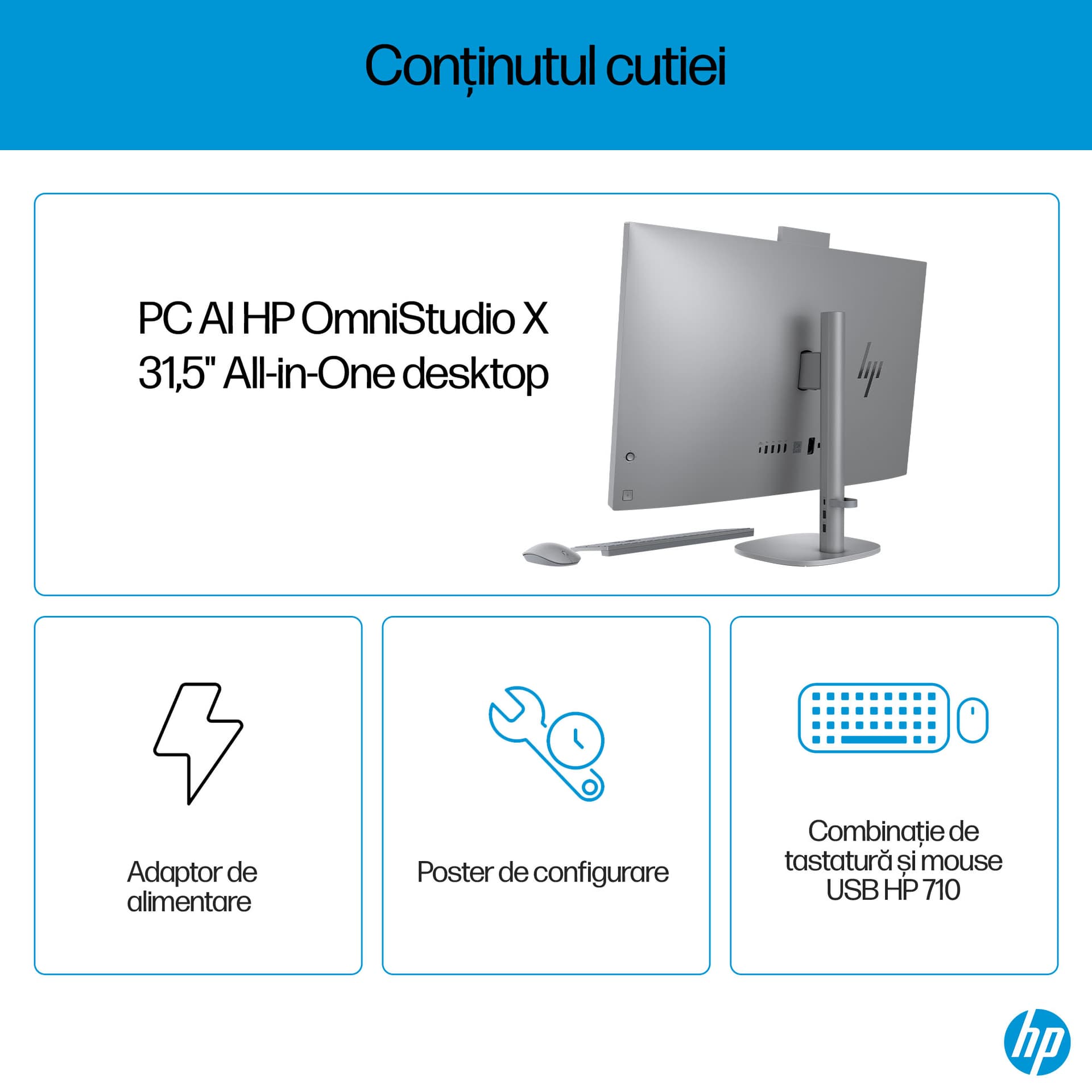 HP AIO Omni 31.5 U7-155H 32 1T 4050 W11H "C4CR1EA" — miniatură