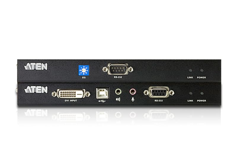 USB DVI Cat 5 KVM Extender "CE600-AT-G" — miniatură