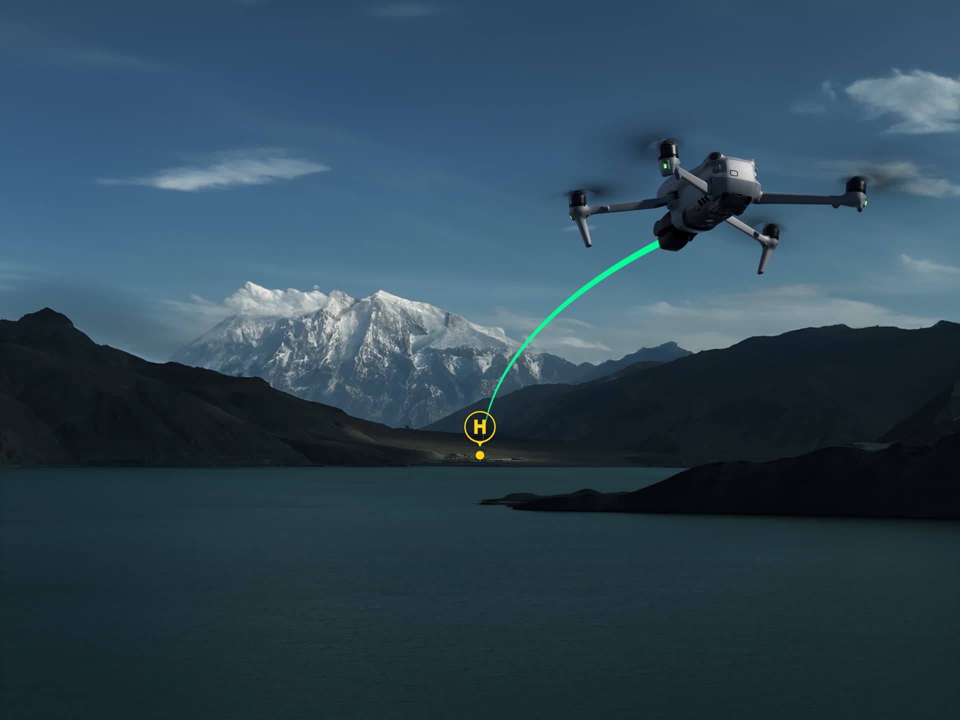 Drona DJI Air 3S (DJI RC-N3) "CP.MA.00000814.01" — miniatură