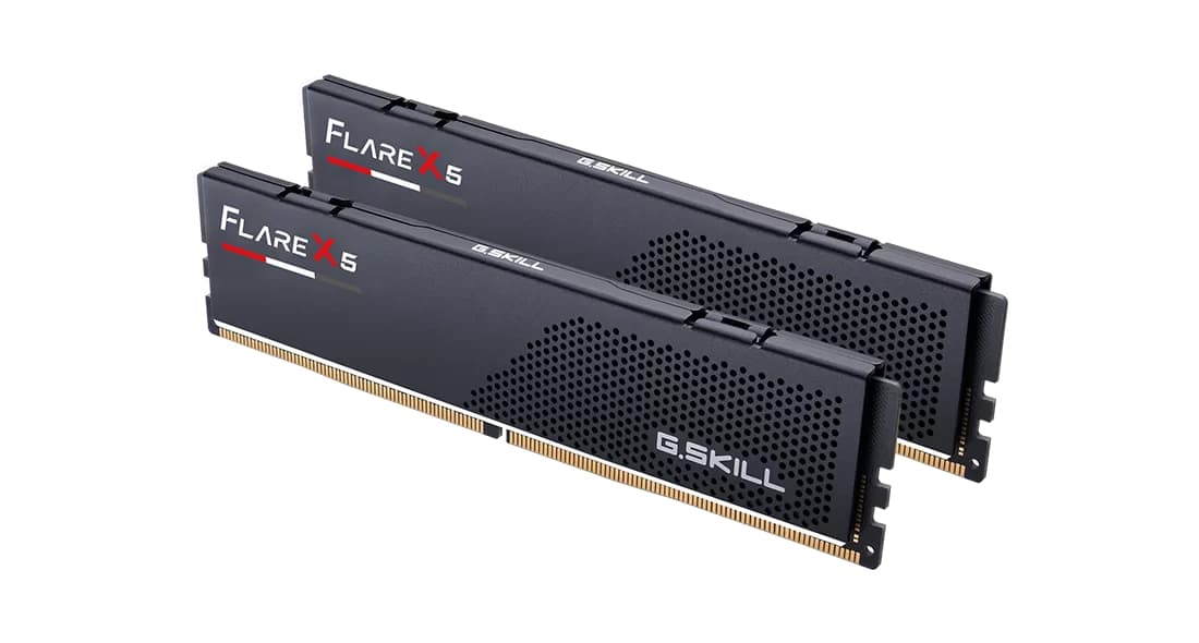 Memorie DIMM 96 GB DDR5-5600 (2x 48 GB) dual kit, RAM Negru, Flare X5, EXPO "F5-5600J4040D48GX2-FX5" — miniatură