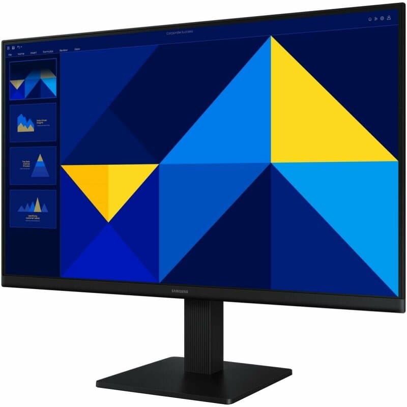 Monitor IPS LED Samsung Essential S3 24" LS24D300GAUXEN Full HD 1920 x 1080 VGA HDMI 100 Hz 5 ms Negru "LS24D300GA"