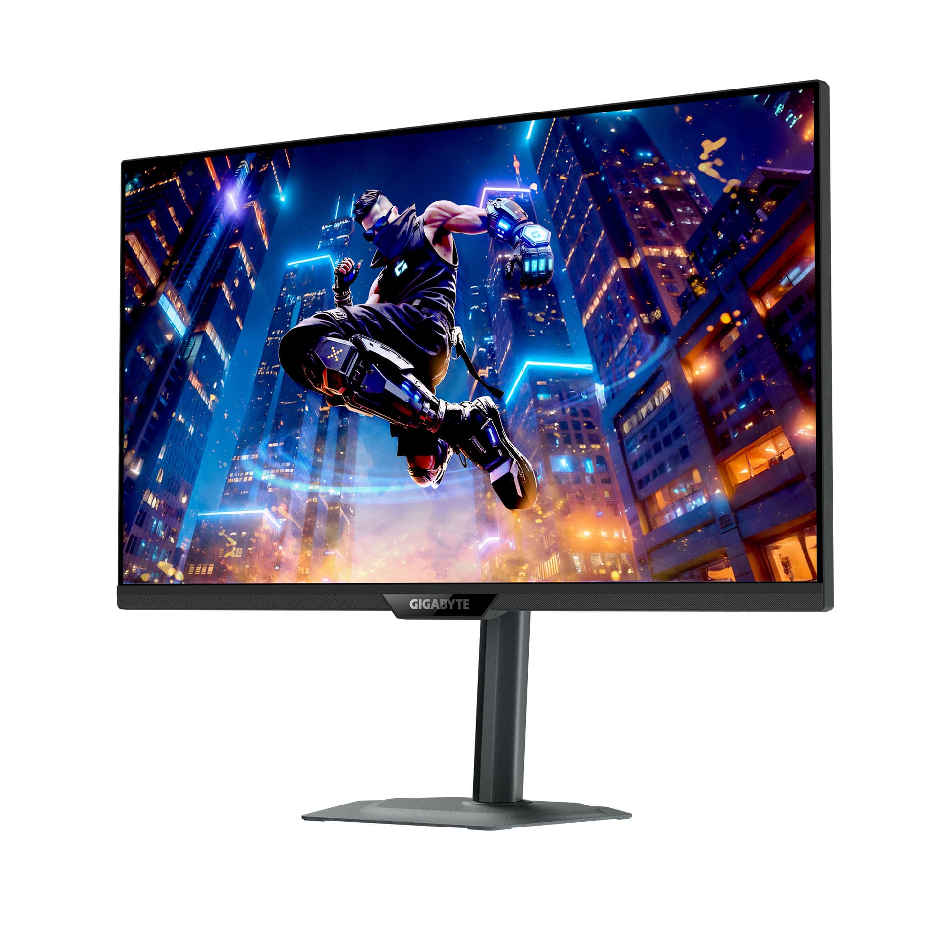 Monitor GIGABYTE M27UP, 27", IPS, UHD, 3840 x 2160, HDMI, Display Port, Dual mode 160 Hz / 320 Hz, Boxe, Pivot, 1ms, Negru "M27UP" — miniatură