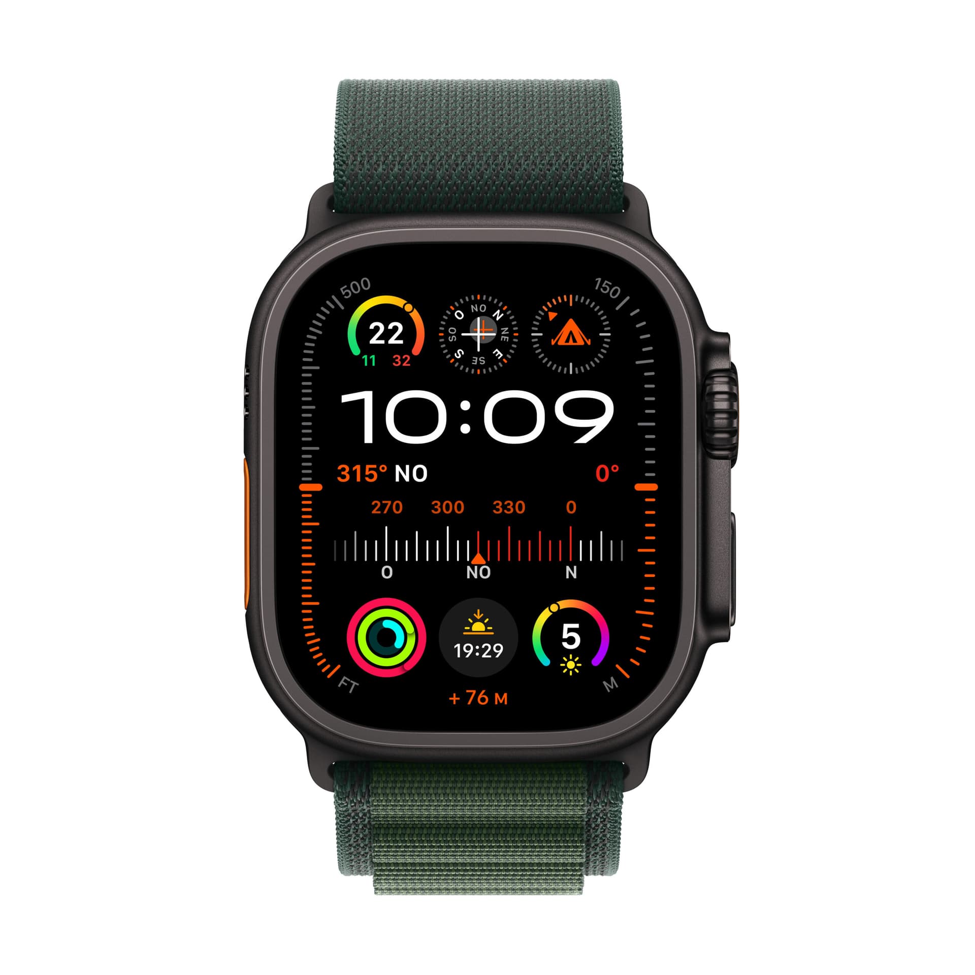 APPLE WATCH ULTRA2 49 BK TI DG ALP S-PRO "MX4Q3WB/A" — miniatură