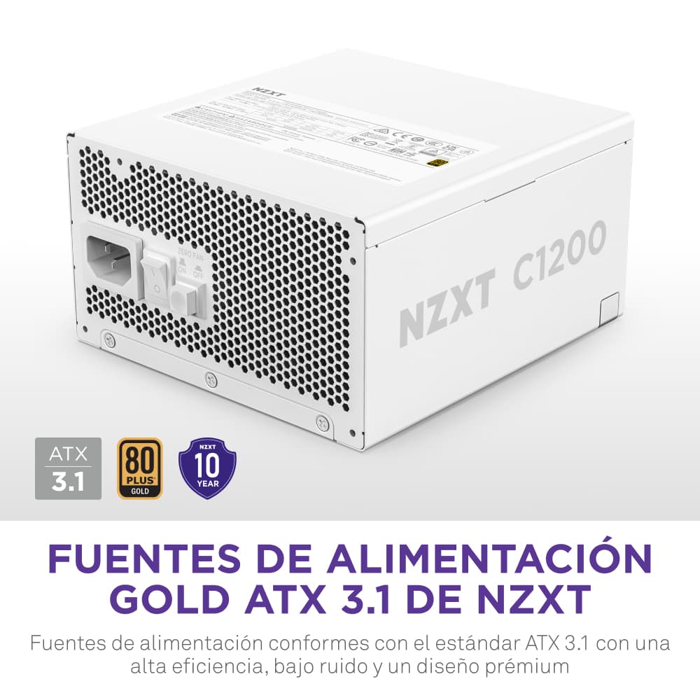 Sursa C1200 Gold ATX 3.1, Alb "PA-2G2BW-EU" — miniatură