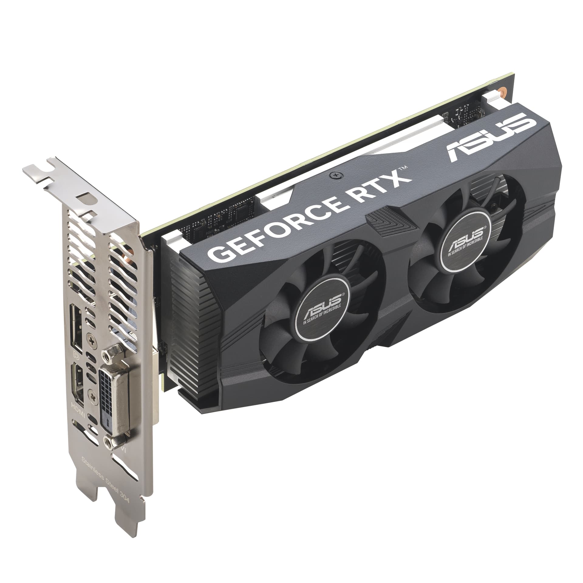 VGA PCIE16 RTX3050 6GB GDDR6/RTX3050-O6G-LP-BRK ASUS "RTX3050-O6G-LP-BRK" — miniatură