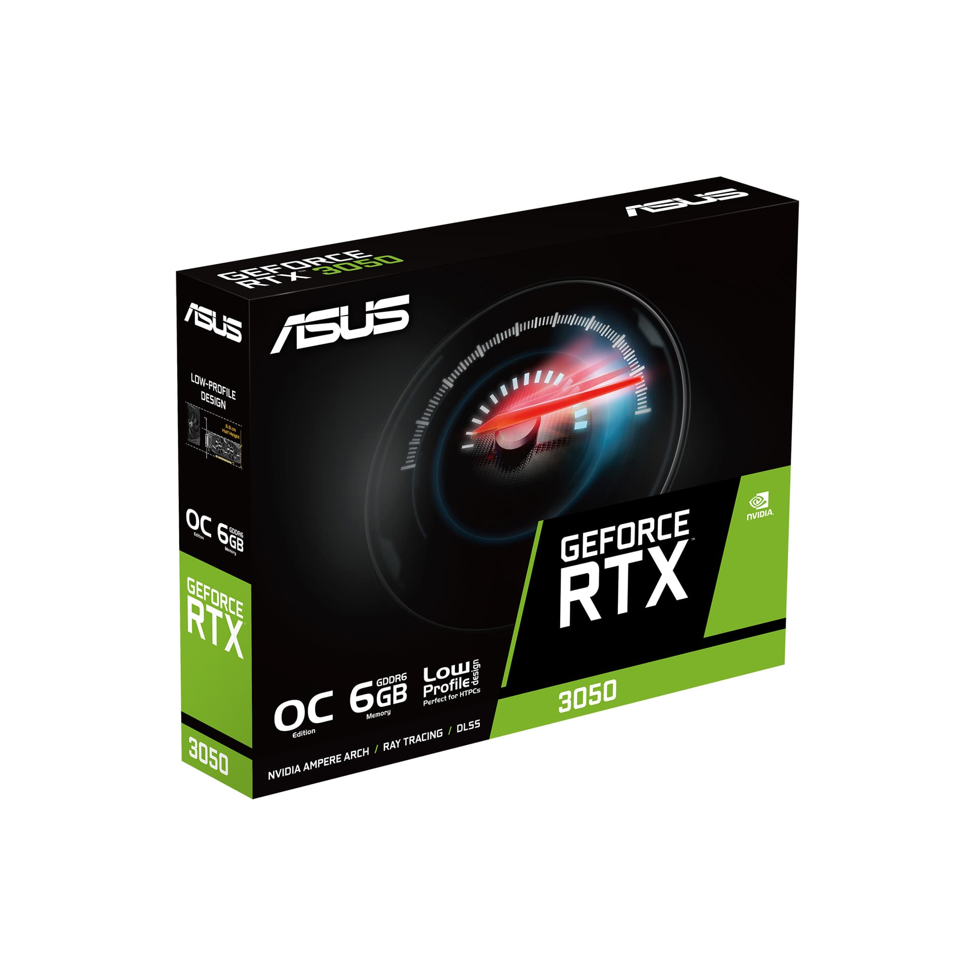 VGA PCIE16 RTX3050 6GB GDDR6/RTX3050-O6G-LP-BRK ASUS "RTX3050-O6G-LP-BRK" — miniatură