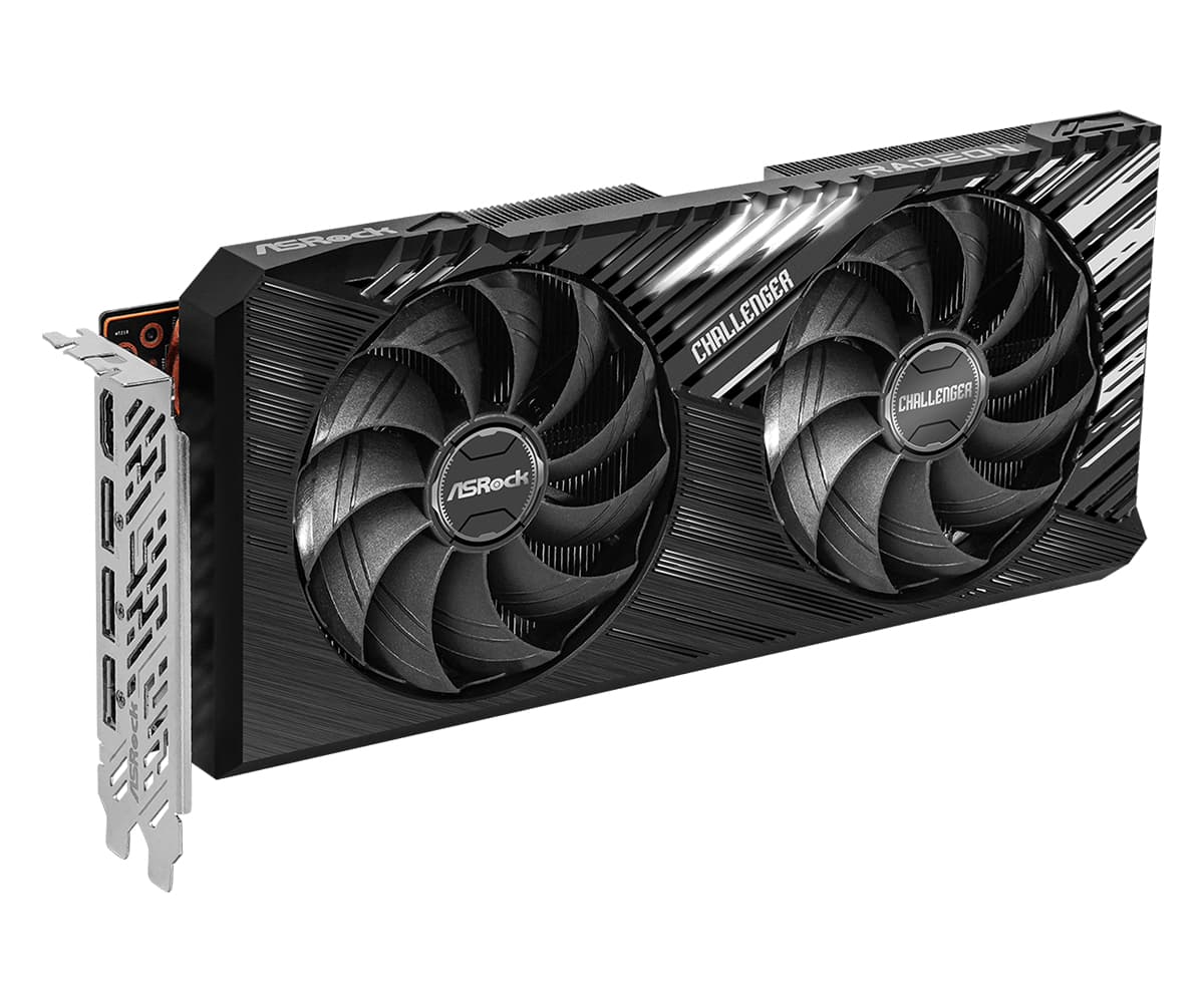 Placa video AMD Radeon RX 7700 XT Challenger OC 12GB GDDR6 192bit "RX7700XT CL 12GO" — miniatură