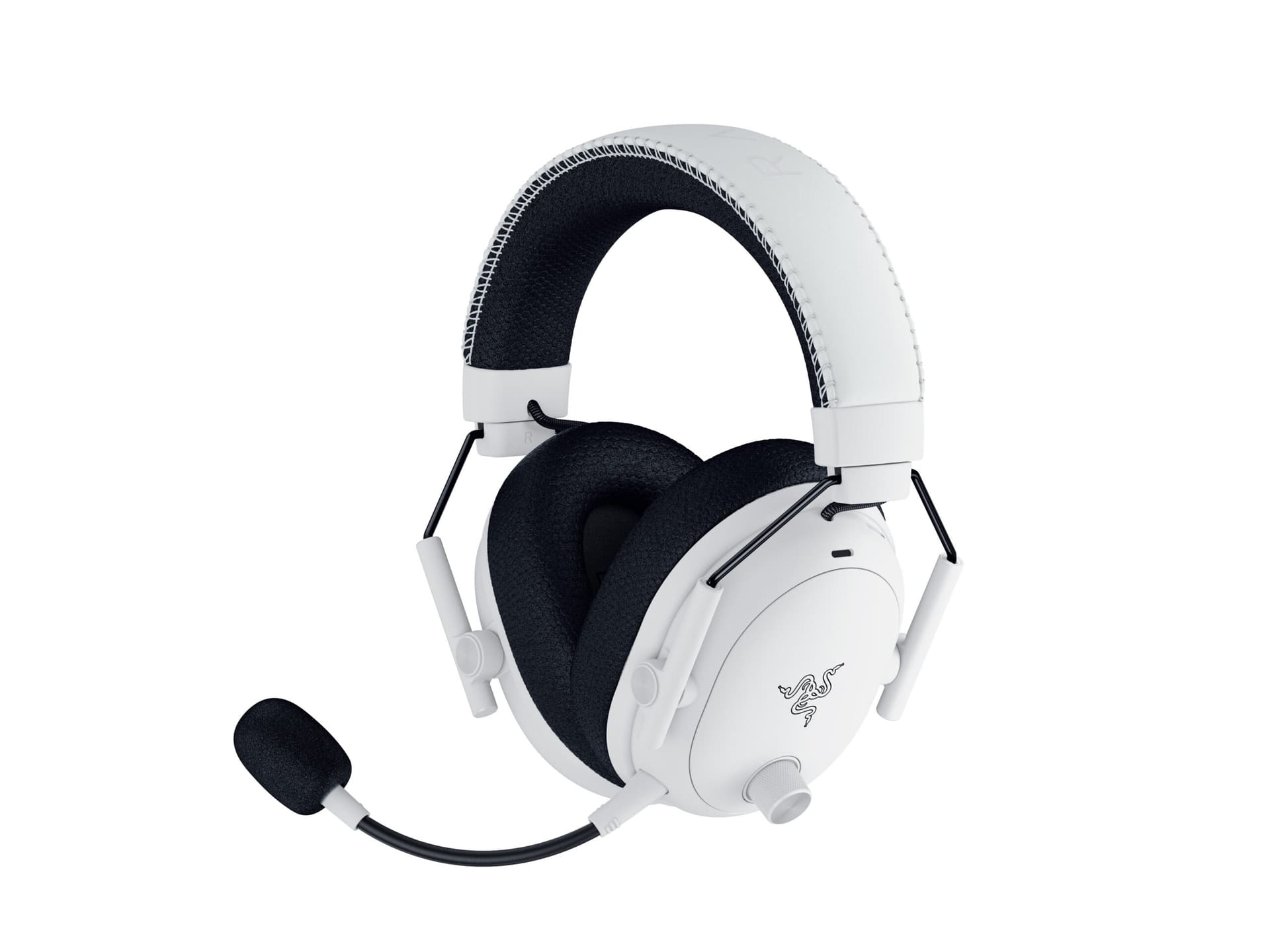 Casti Gaming Head-band Razer BlackShark V3 Pro, Wireless/Wired, noise-canceling, Alb — miniatură