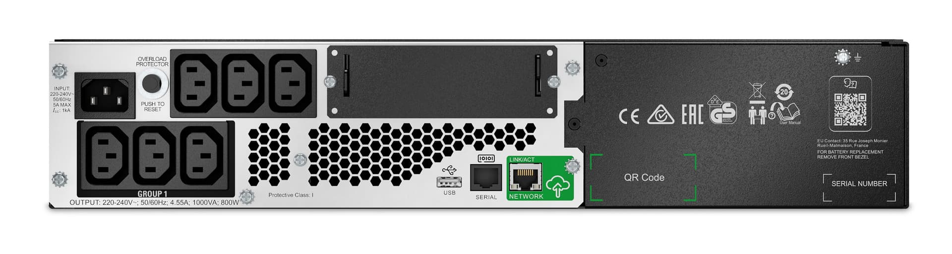 UPS SMART 1000VA 2U 230V/SMTL1000RMI2UC APC "SMTL1000RMI2UC" — miniatură