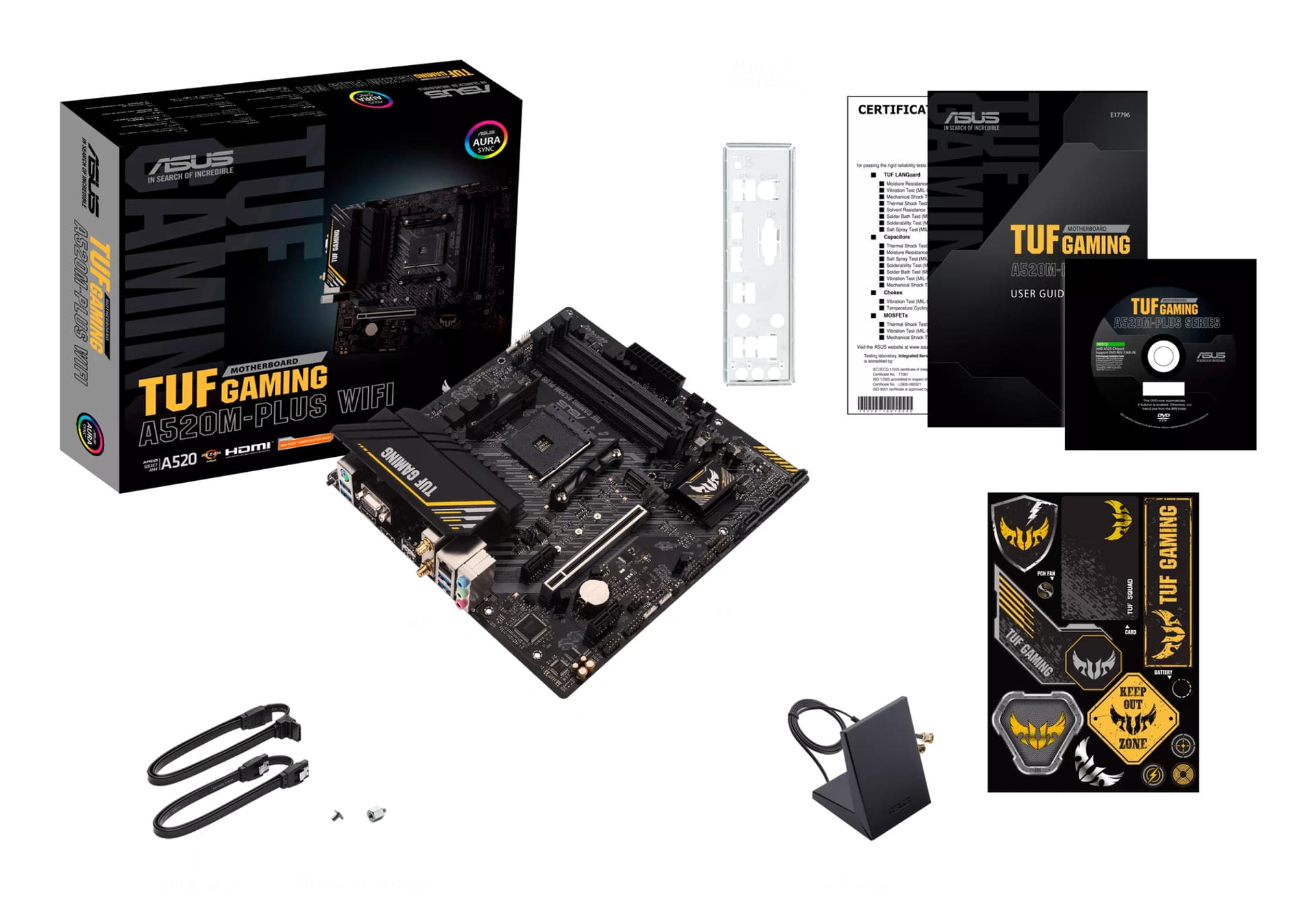 TUF GAMING A520M-PLUS WIFI "TUF GAMING A520M-PLUS WIFI" — miniatură