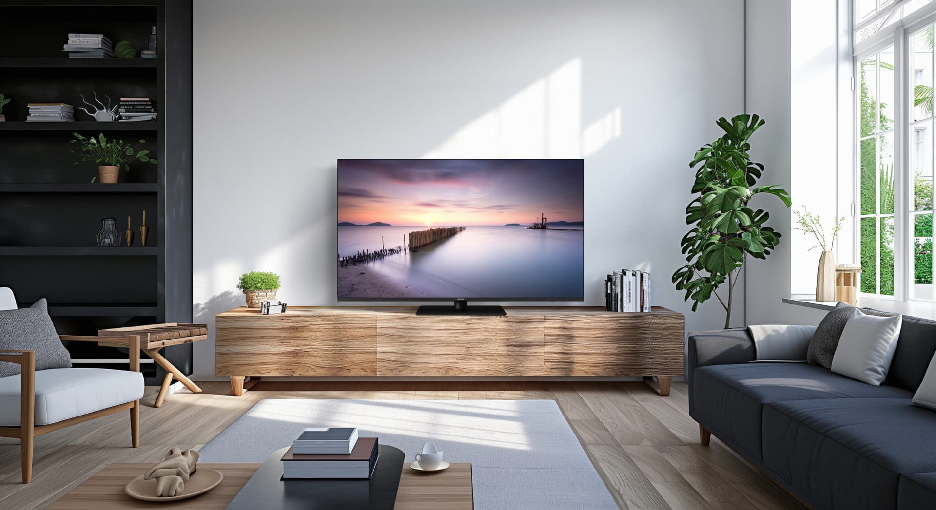 Televizor Panasonic, TV-43W80AEZ, Smart, 109 cm, QLED, 4K HDR "TV-43W80AEZ" — miniatură