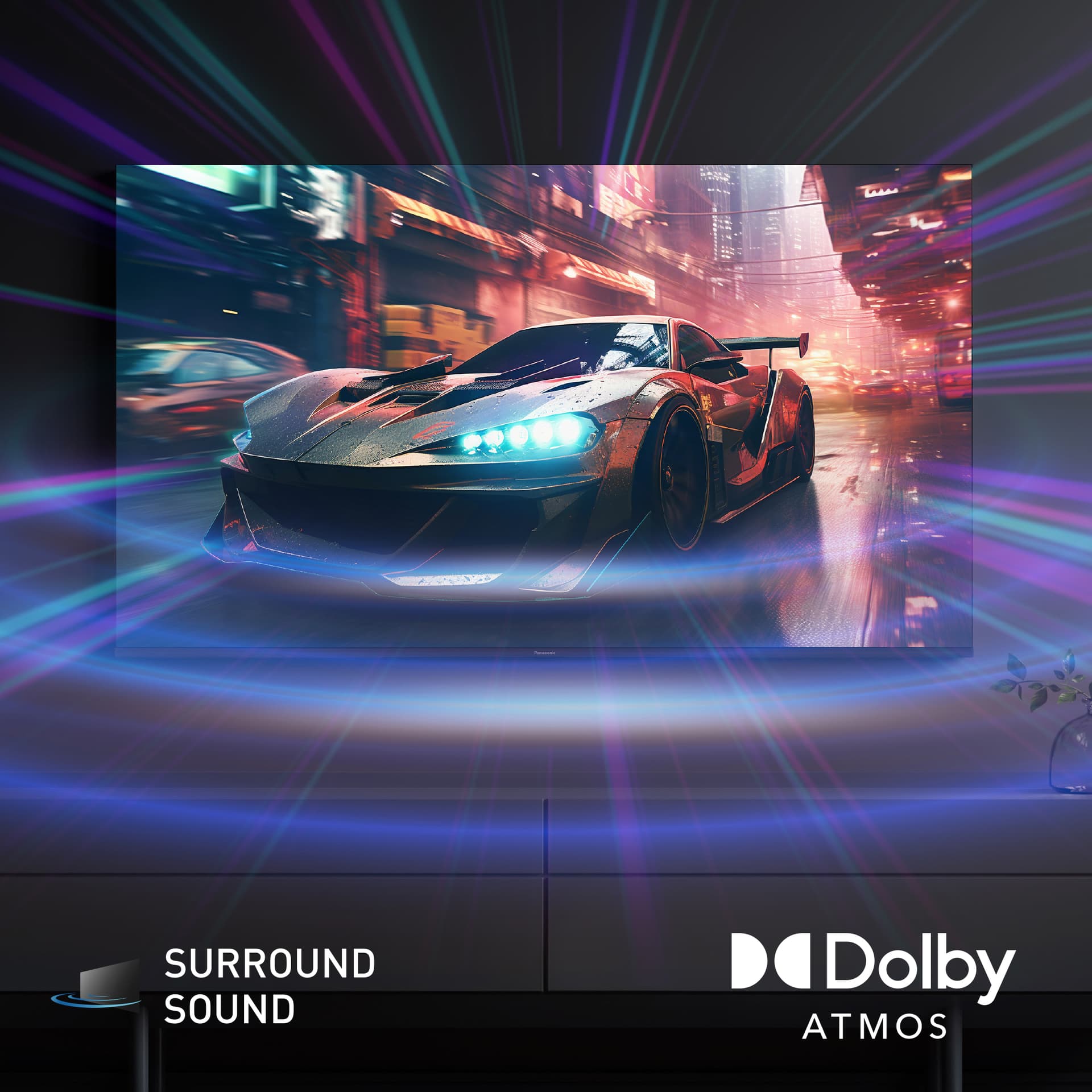 Televizor Panasonic, TV-43W80AEZ, Smart, 109 cm, QLED, 4K HDR "TV-43W80AEZ" — miniatură