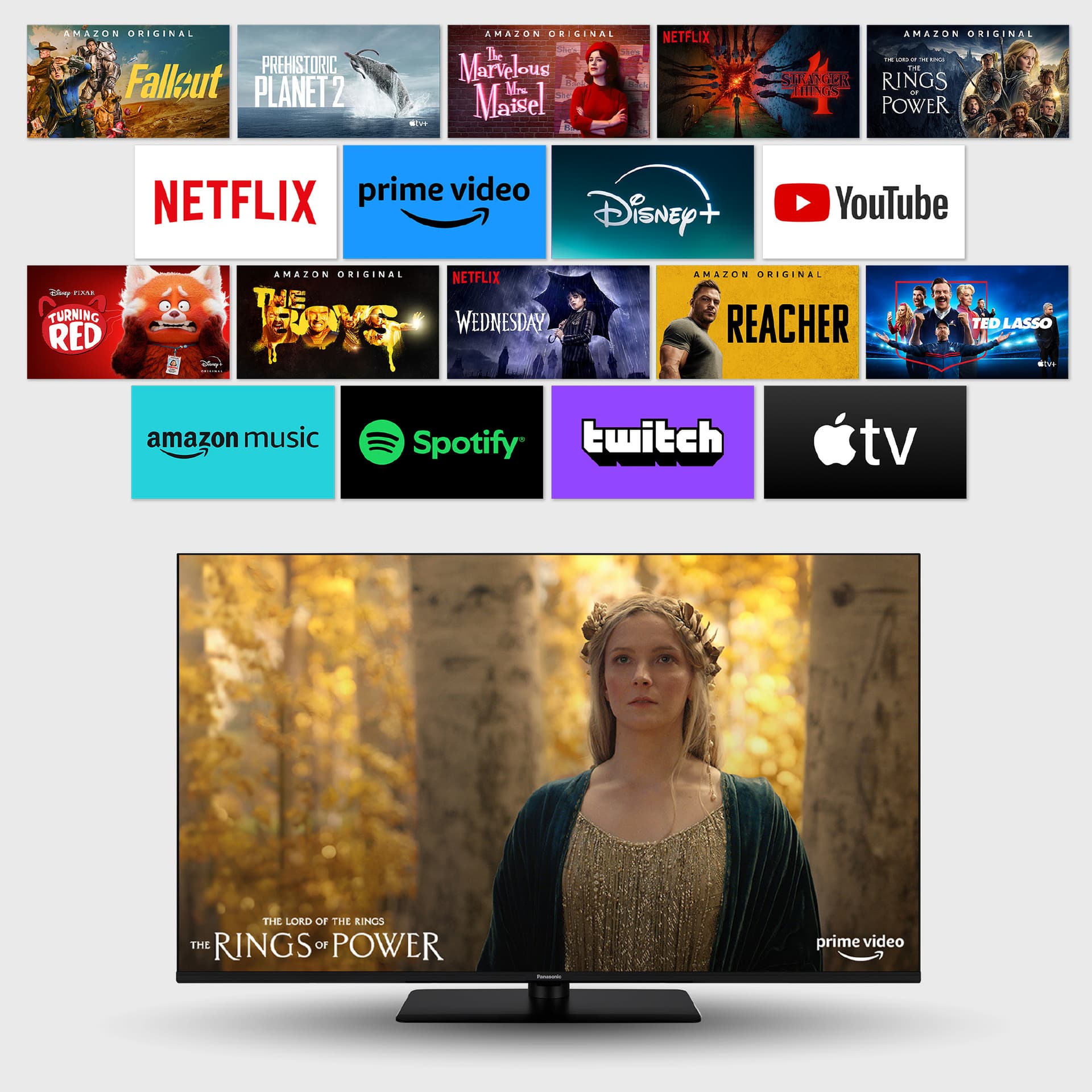 Televizor Panasonic, TV-55W80AEZ, Smart, 140 cm, QLED, 4K HDR "TV-55W80AEZ" — miniatură
