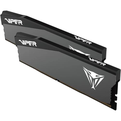 MEMORIE DDR Patriot, Viper Elite 5 DDR5 32GB frecventa 6400 Mhz (kit 2 x 16GB) CL32, radiator, retail, alb "VEB532G6432KW" — miniatură