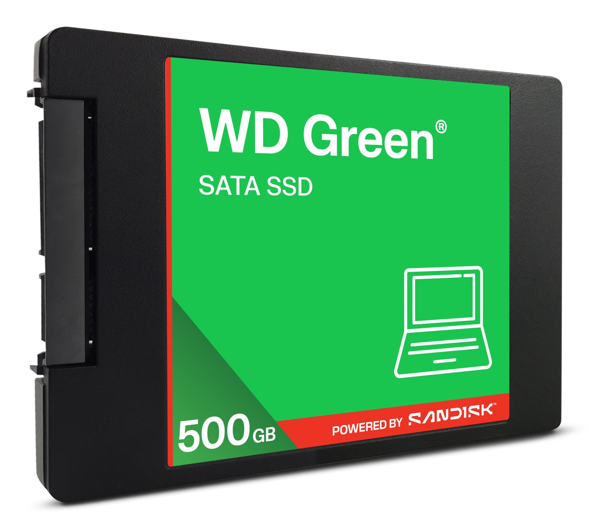SSD WD Green 500GB SATA, 2.5", 7mm, Read: 545 MBps "WDS500G5G0A-00CPT0" — miniatură