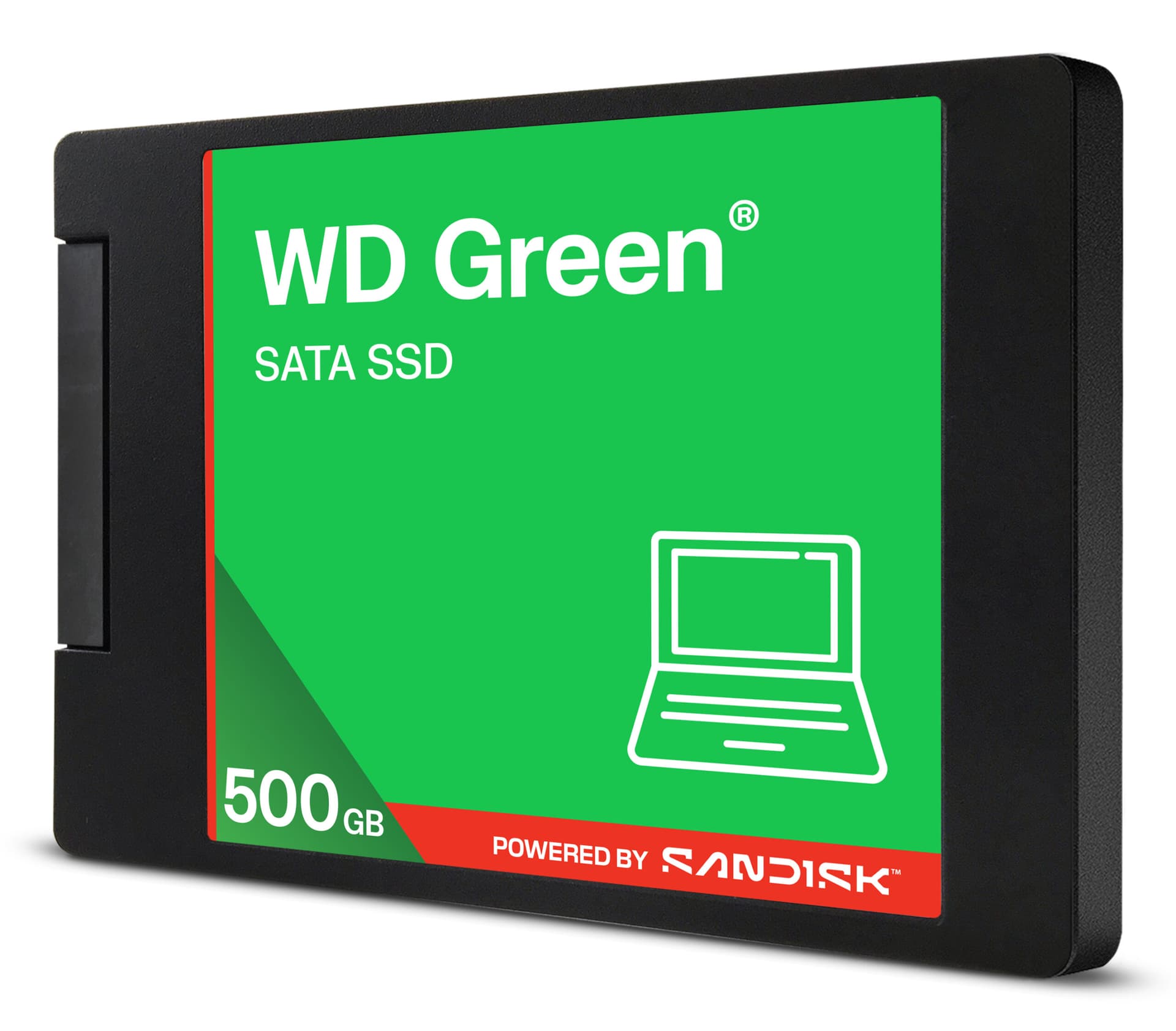 SSD WD Green 500GB SATA, 2.5", 7mm, Read: 545 MBps "WDS500G5G0A-00CPT0" — miniatură