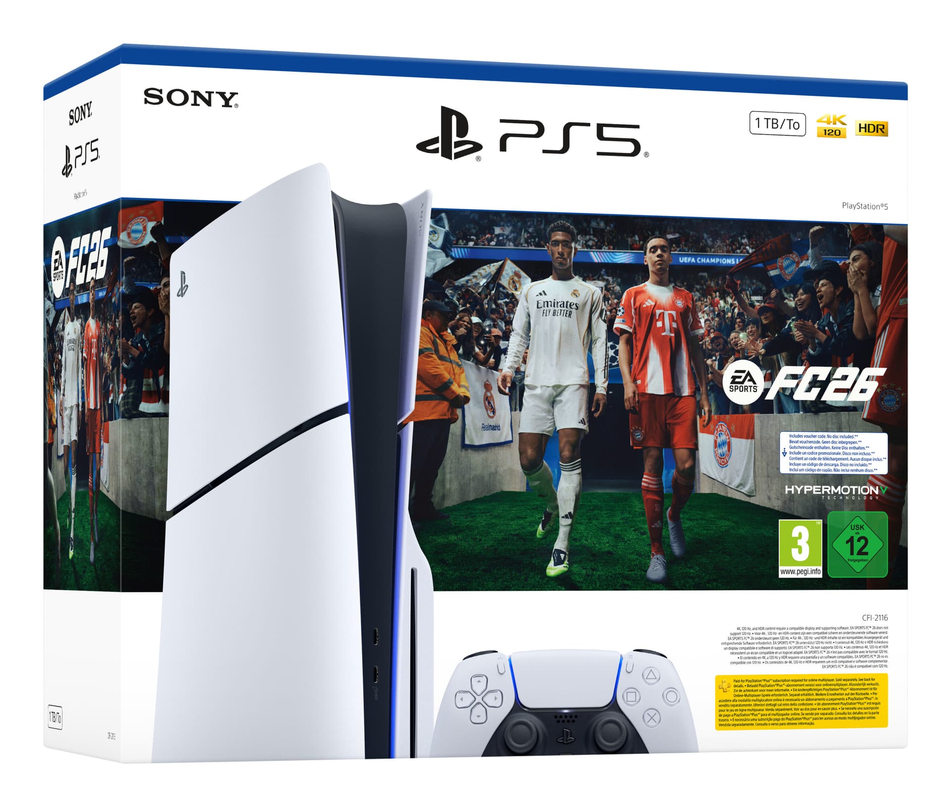 CONSOLA PS5 SLIM DISC FC26 — miniatură