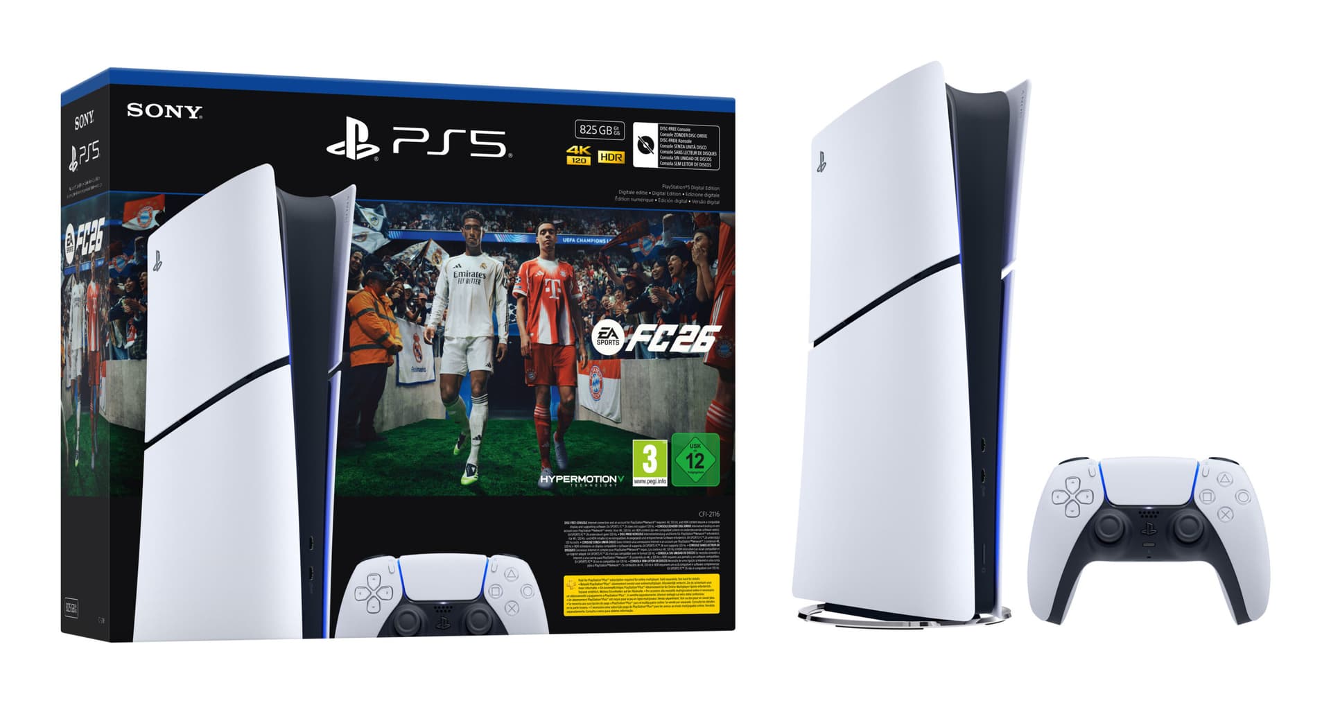CONSOLA PS5 SLIM DIGITAL FC26 — miniatură