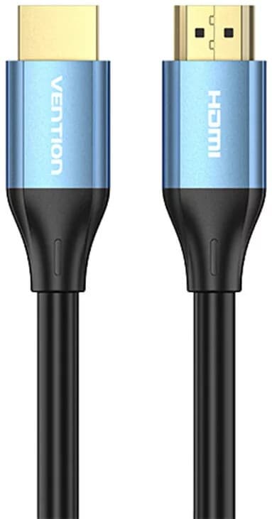 Cablu video Vention, HDMI (T) la HDMI (T), 5m, rezolutie 4K@ la 30Hz, conectori auriti, albastru, "ALHSJ" - 6922794768116