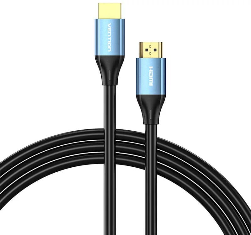 Cablu video Vention, HDMI (T) la HDMI (T), 5m, rezolutie 4K@ la 30Hz, conectori auriti, albastru, "ALHSJ" - 6922794768116 — miniatură