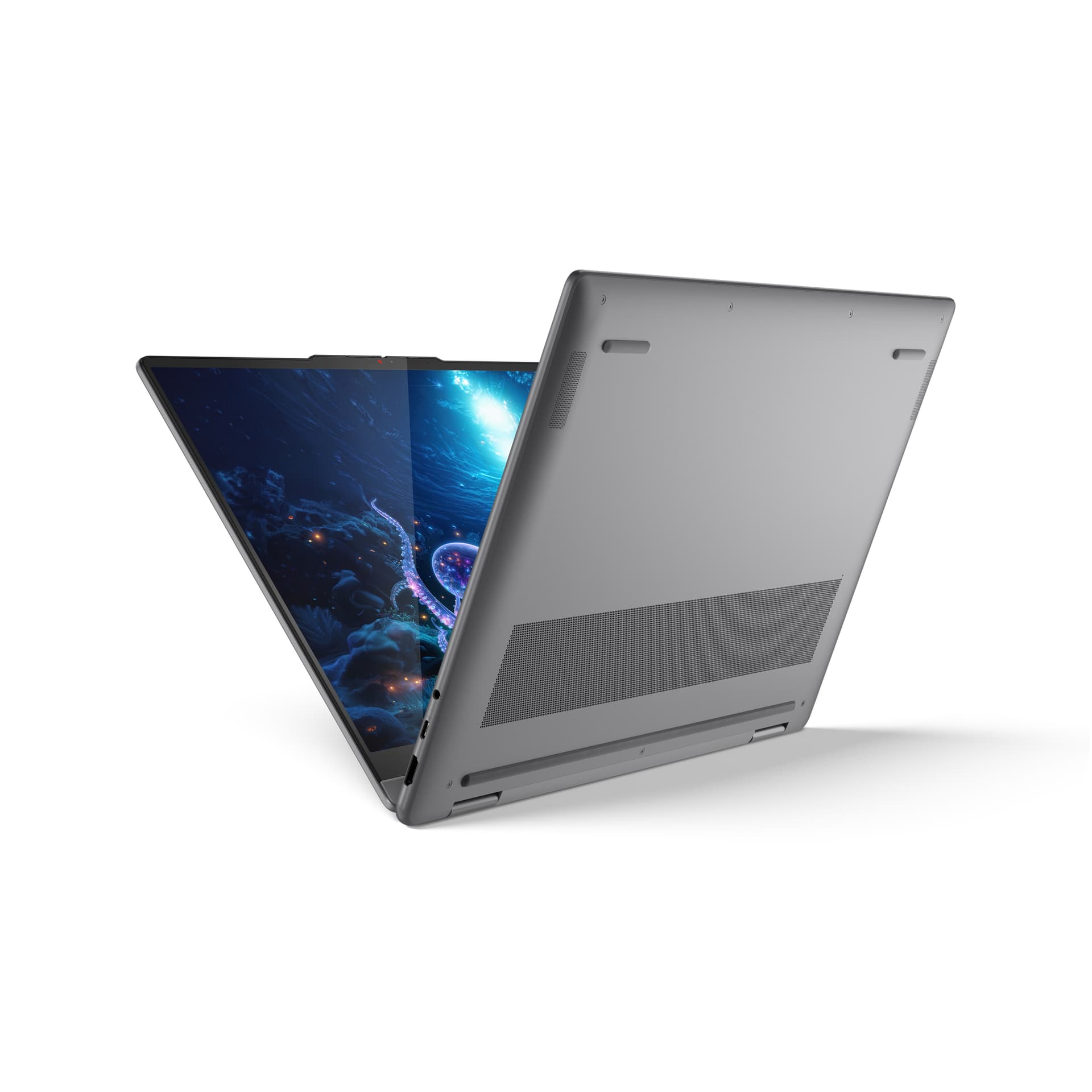 16 Yoga 7 2-in-1 16ILL10, 2.8K OLED 120Hz Touch, Procesor Intel® CoreTM Ultra 7 258V), 32GB LPDDR5X, 1TB SSD, Intel Arc 140V, Win 11 Pro, Luna Grey, 3Yr Onsite Premium Care "83JT002RRM" — miniatură