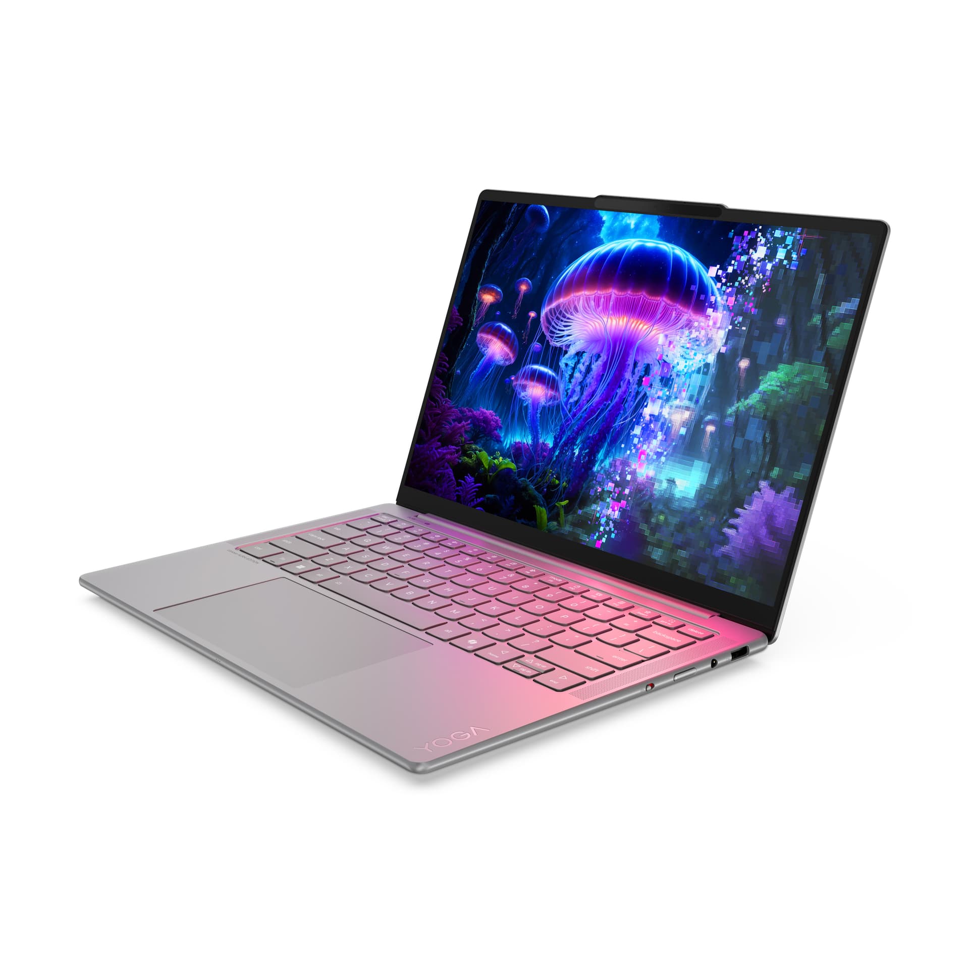14 Yoga Slim 7 14ILL10, 2.8K OLED 120Hz, Procesor Intel® CoreTM Ultra 7 258V, 32GB LPDDR5X, 1TB SSD, Intel Arc 140V, Win 11 Pro, Luna Grey, 3Yr Onsite Premium Care "83JX009BRM" — miniatură