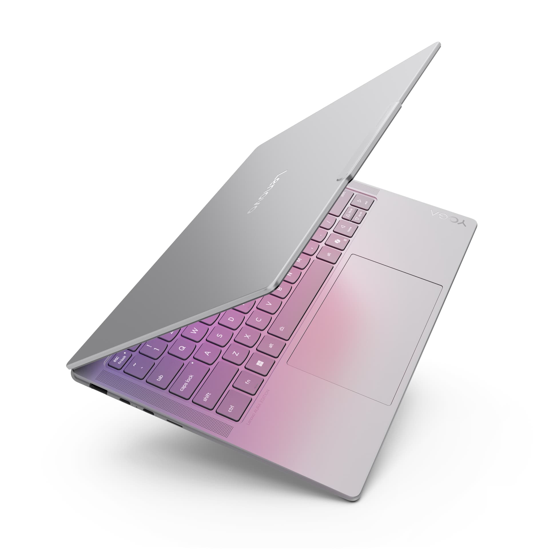 14 Yoga Slim 7 14ILL10, 2.8K OLED 120Hz, Procesor Intel® CoreTM Ultra 7 258V, 32GB LPDDR5X, 1TB SSD, Intel Arc 140V, Win 11 Pro, Luna Grey, 3Yr Onsite Premium Care "83JX009BRM" — miniatură