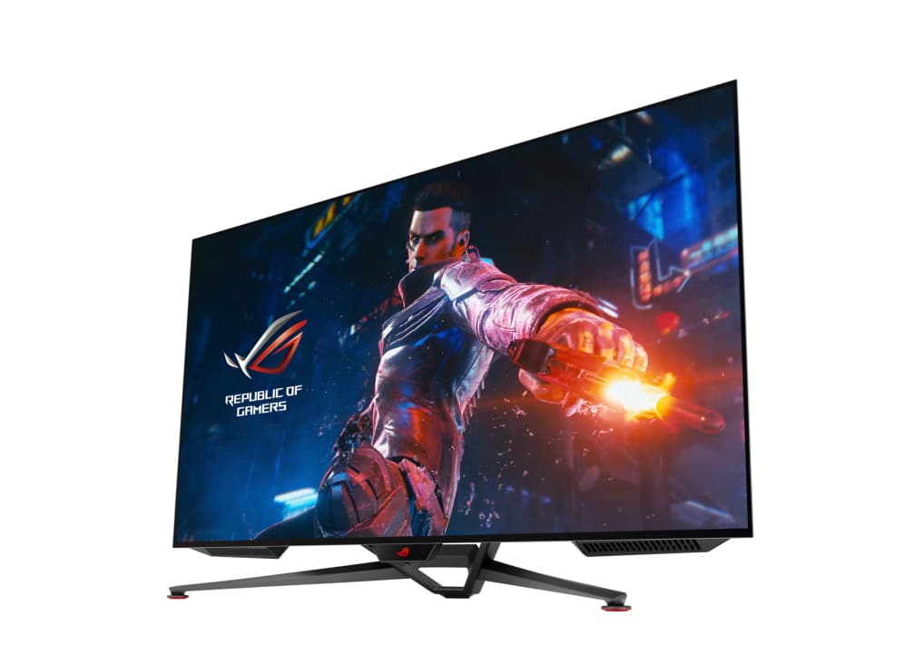 Monitor LED ROG Swift PG48UQ 48 LED 138Hz UltraHD/4K NVIDIA G-Sync Black "90LM0840-B01970" — miniatură