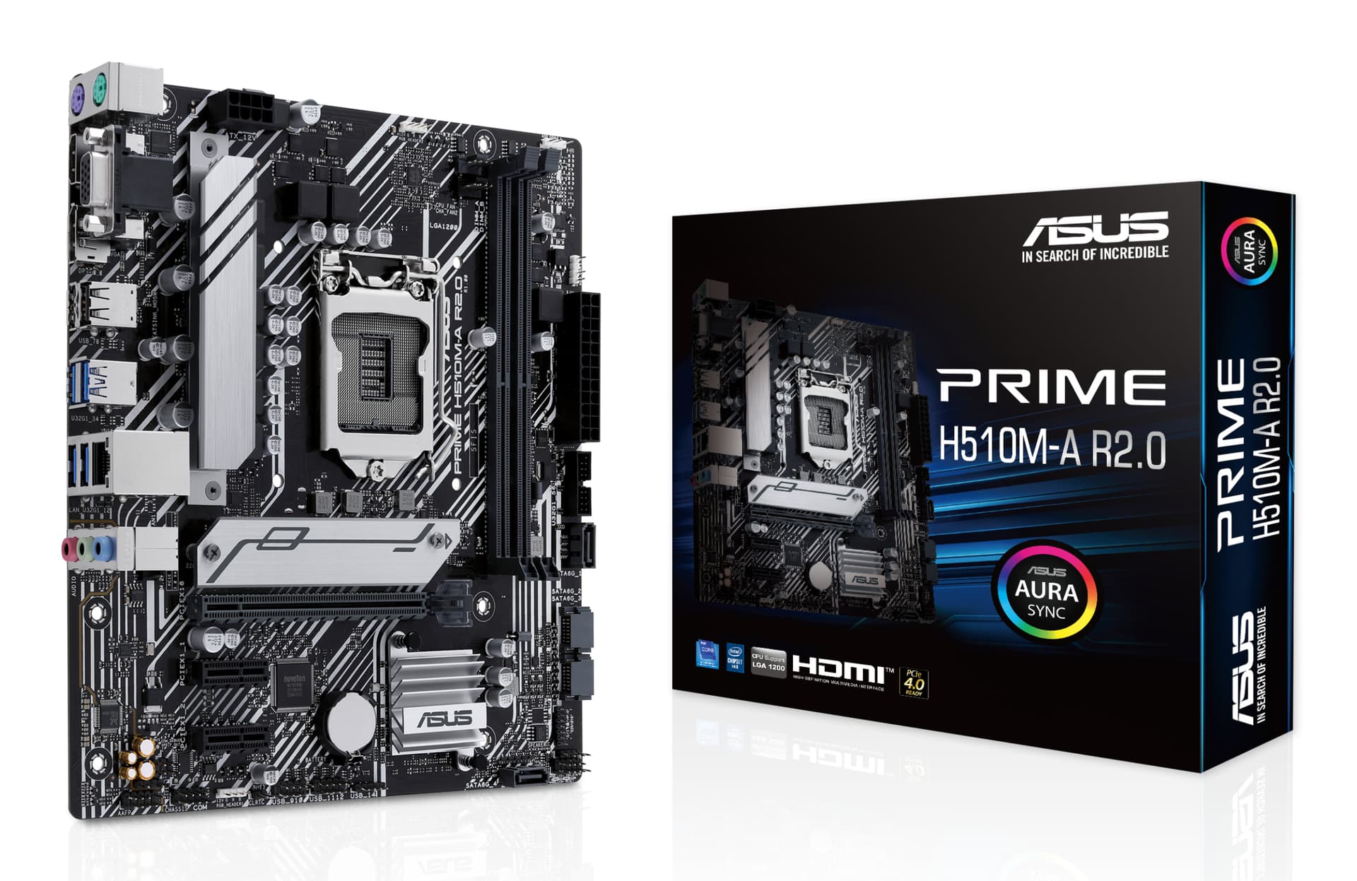 Placa de baza PRIME H510M-A R2.0, Intel H510, Socket 1200, mATX "90MB1FP0-M0EAY0"