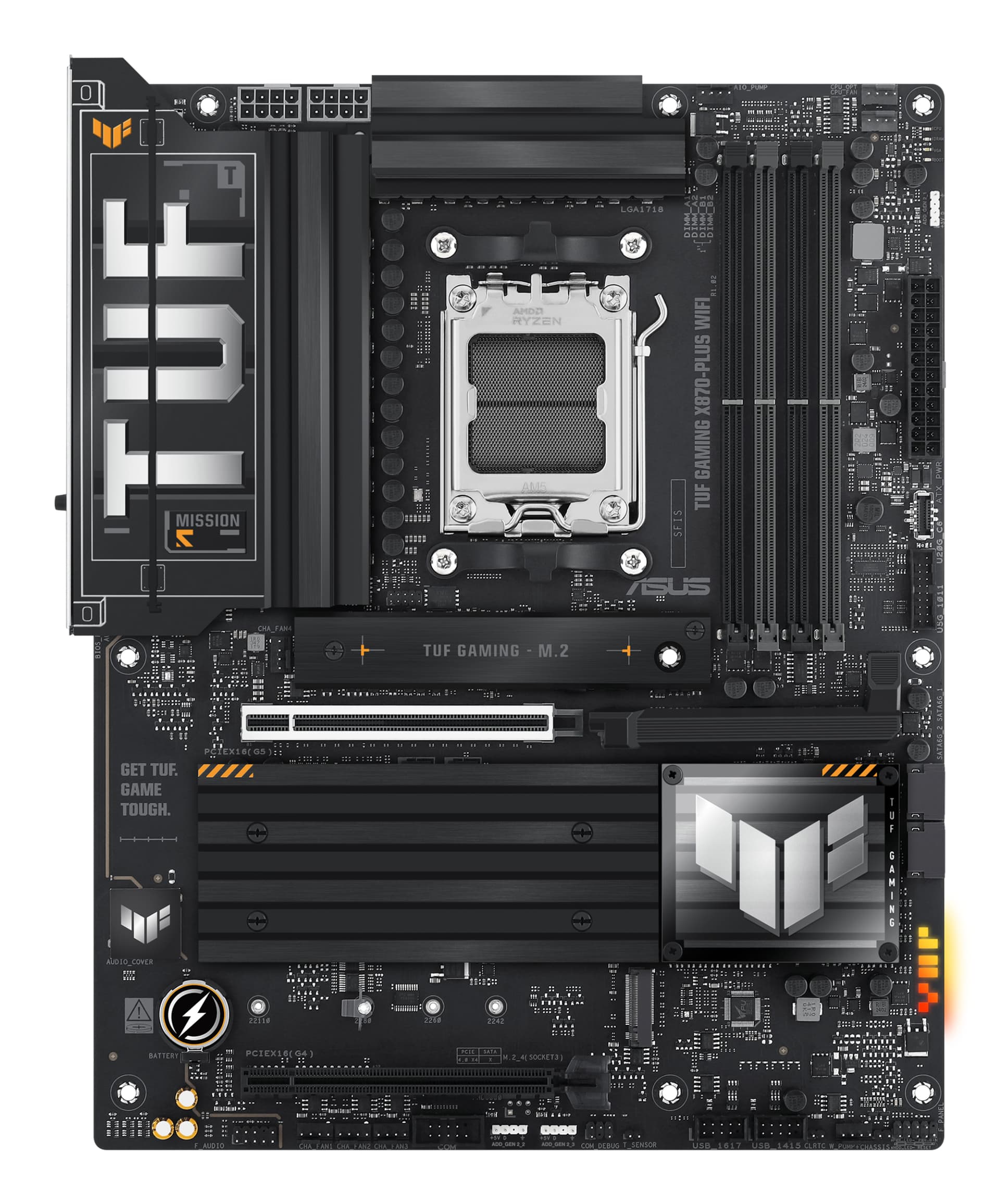 Placa de baza TUF GAMING X870-PLUS WIFI, AMD X870, Socket AM5, ATX "90MB1IU0-M0EAY0" — miniatură