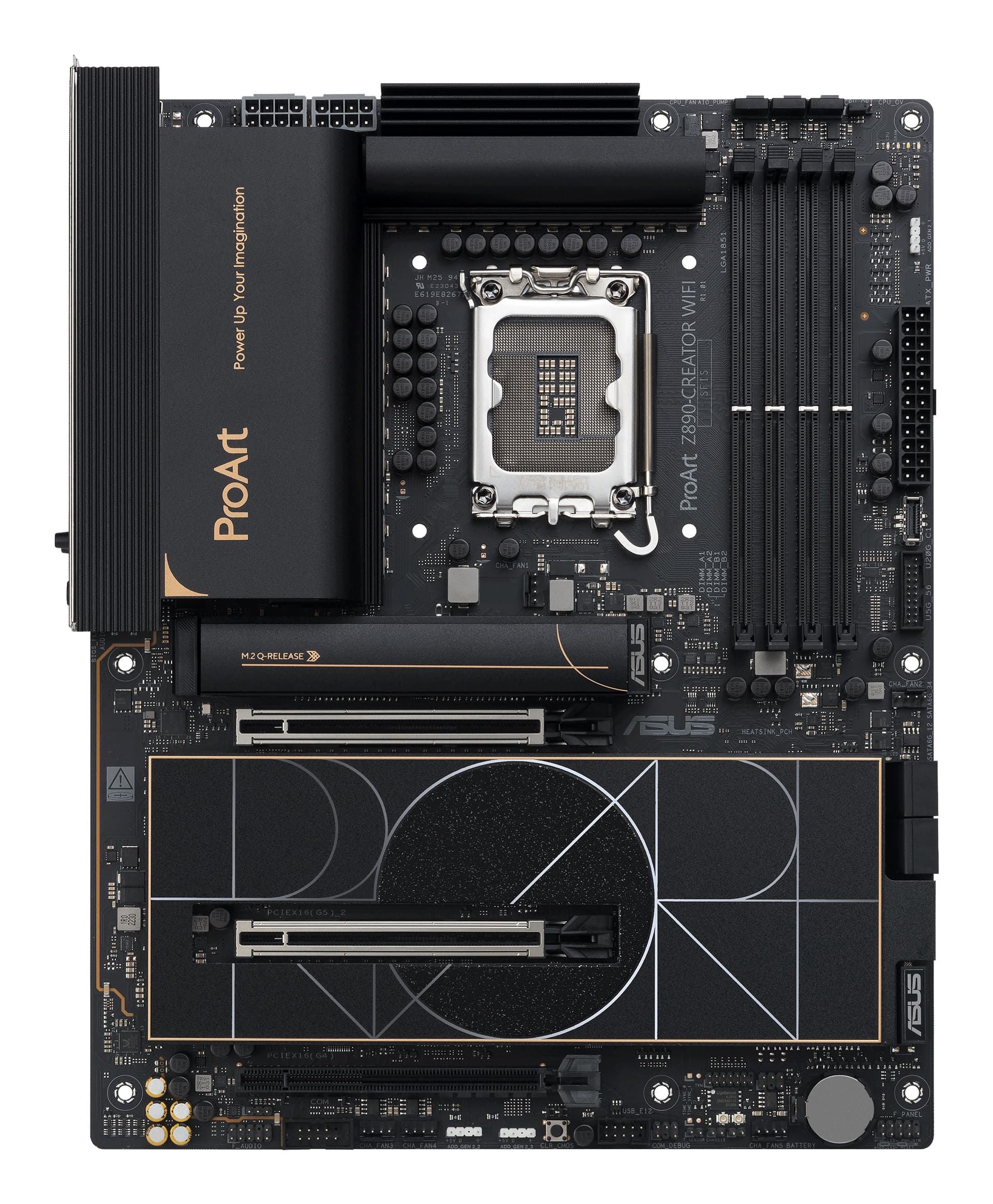 Placa de baza ProArt Z890-Creator WiFi Mainboard Sockel LGA 1851 Intel Z890 ATX DDR5 "90MB1JD0-M0EAY0" — miniatură