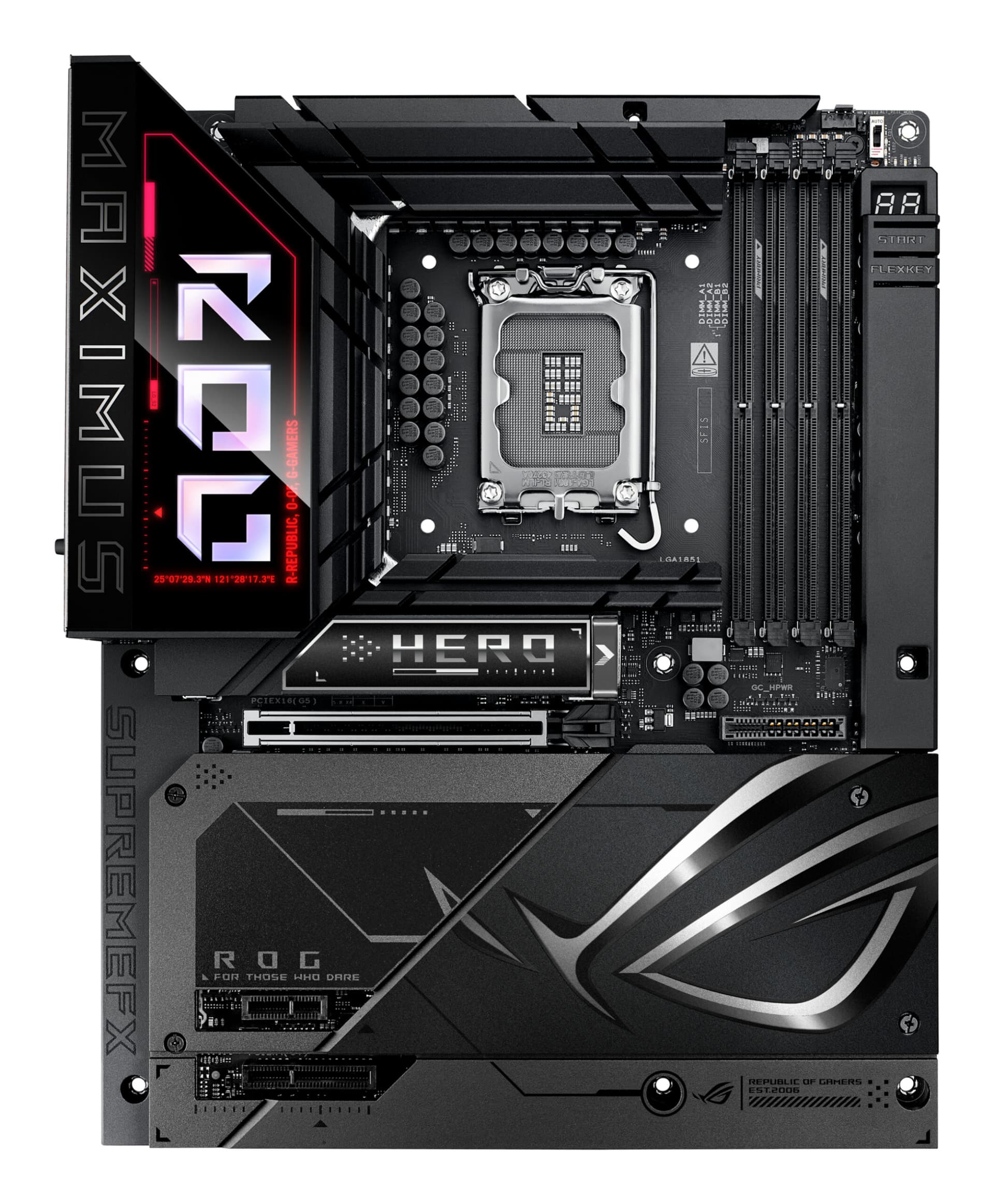 Placa de baza ROG MAXIMUS Z890 HERO BTF Intel Z890 Socket 1851 ATX "90MB1KG0-M0EAY0" — miniatură