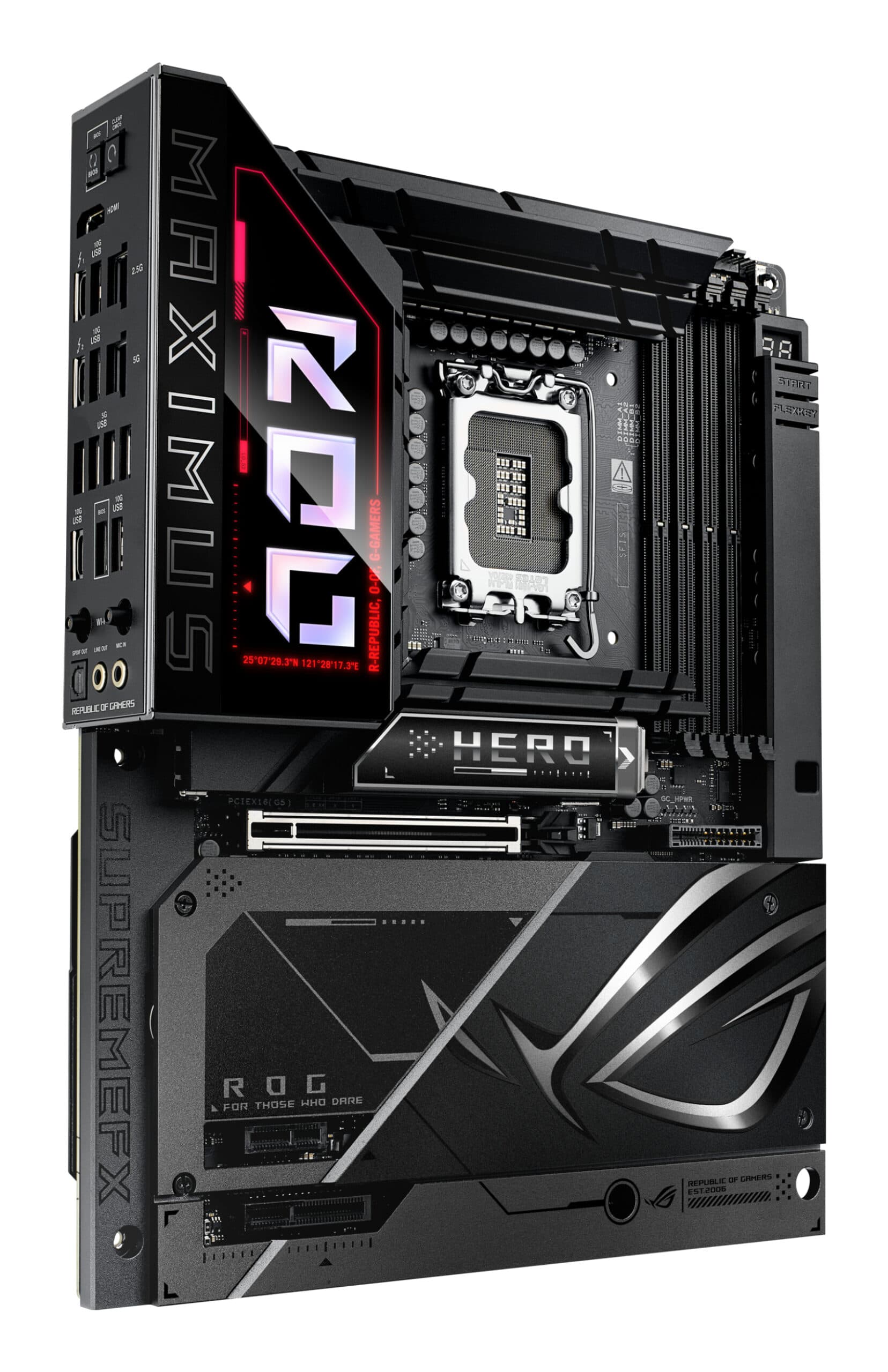 Placa de baza ROG MAXIMUS Z890 HERO BTF Intel Z890 Socket 1851 ATX "90MB1KG0-M0EAY0" — miniatură