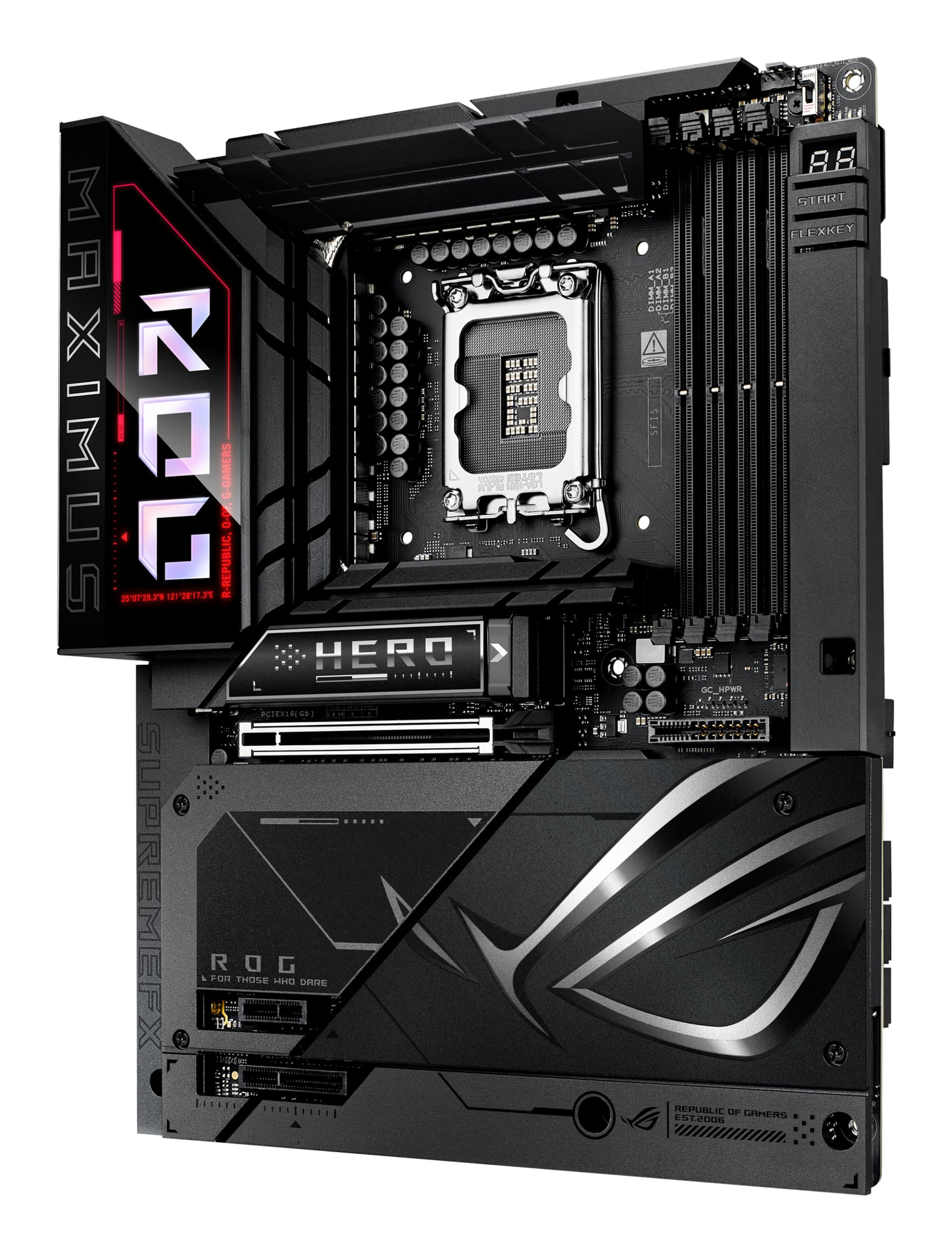 Placa de baza ROG MAXIMUS Z890 HERO BTF Intel Z890 Socket 1851 ATX "90MB1KG0-M0EAY0" — miniatură