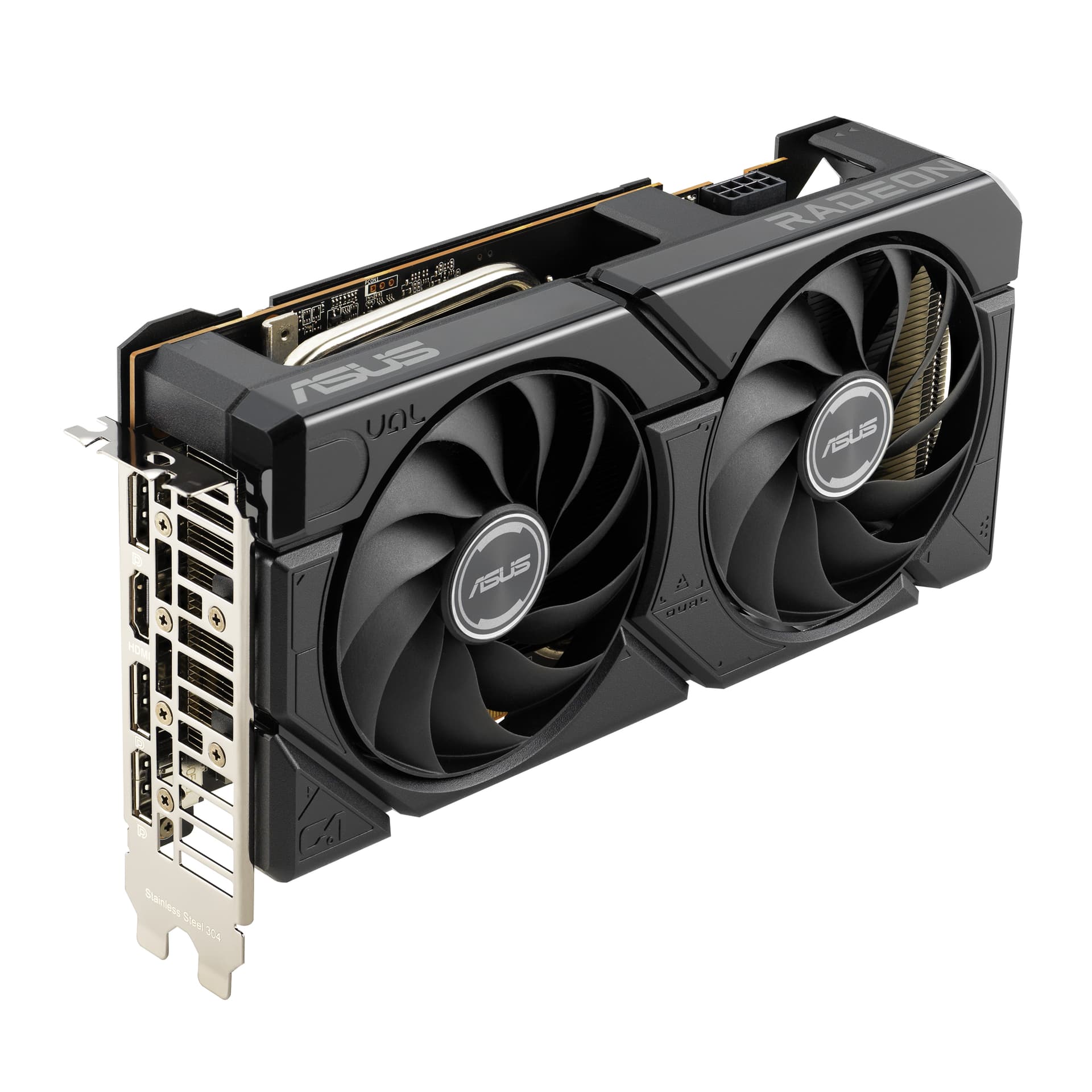 Placa video VGA Asus RX7600 8GB DUAL O8G EVO "90YV0LD0-M0NA00" — miniatură