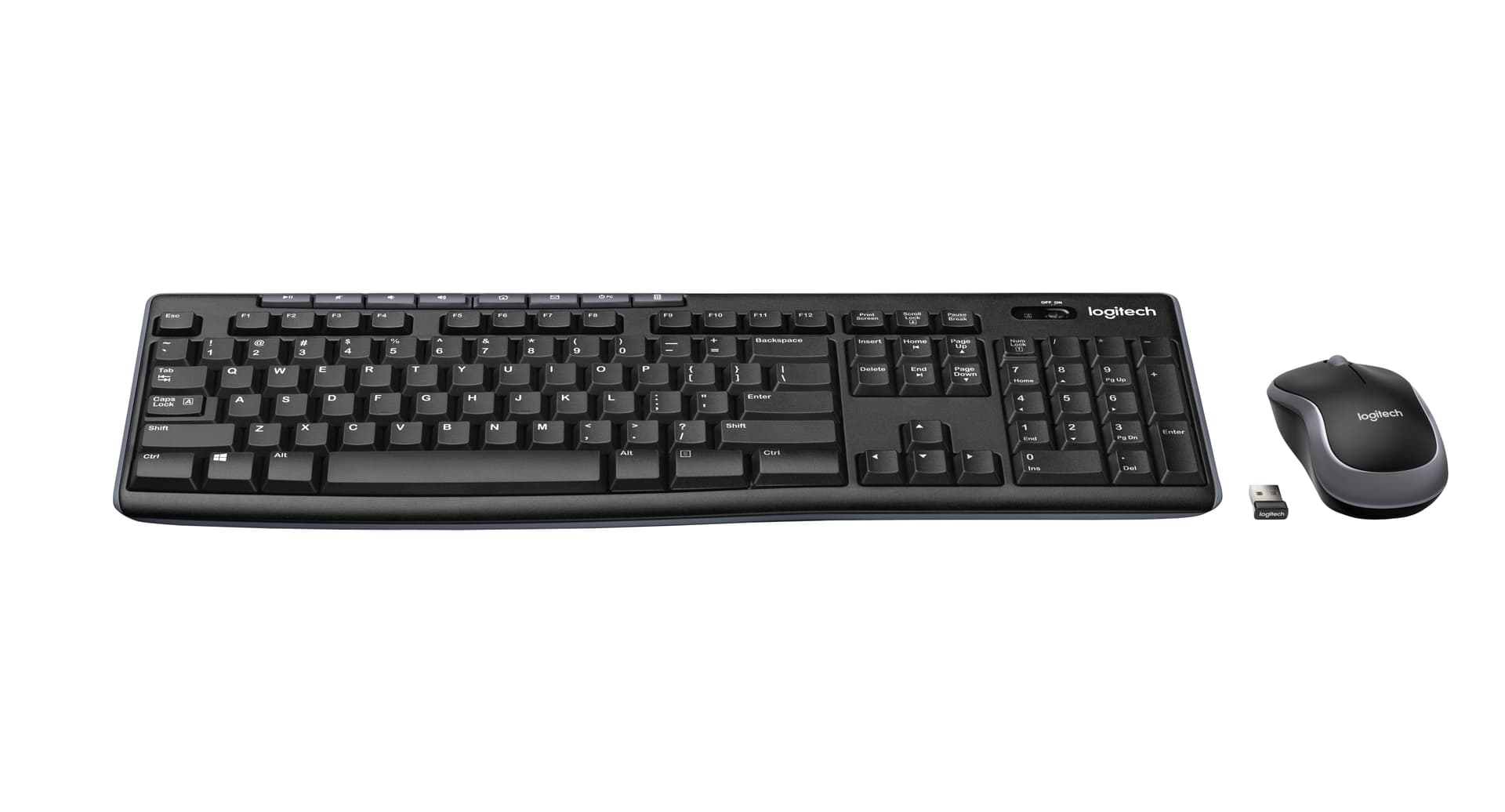 Tastatura Wireless Desktop MK270 DE GERMANA - QWERTZ "920-004511" — miniatură