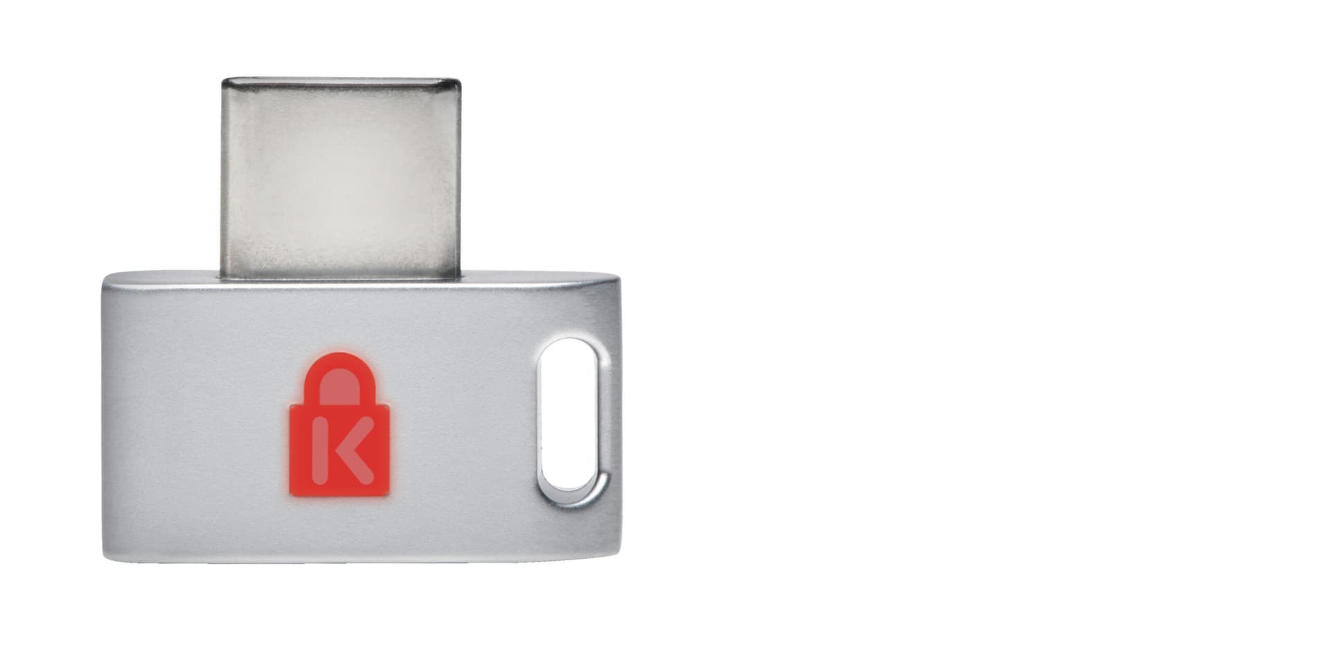 SISTEM autentificare KENSINGTON, pe baza de amprenta VeriMark, tehnologie biometrica, fara fir, certificat Windows Hello, USB-C, argintiu,"K64709WW" — miniatură