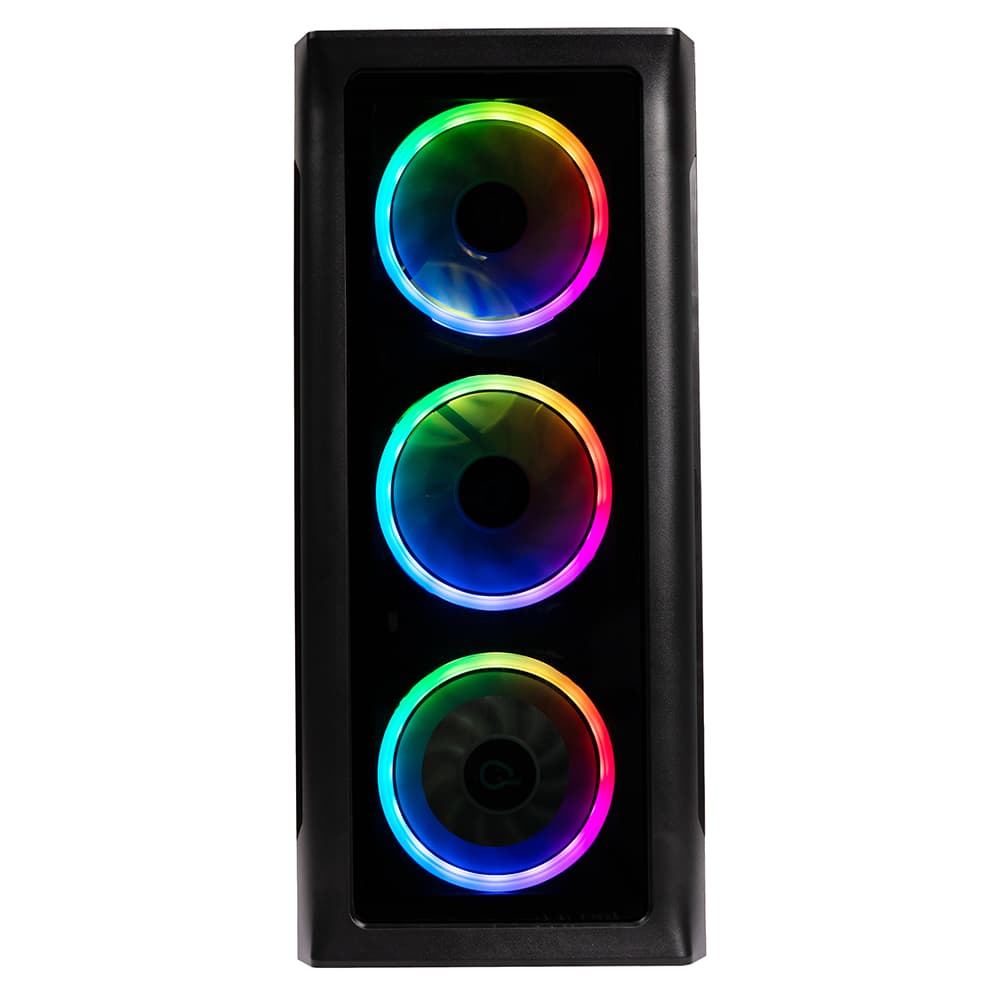 Sistem Desktop PC Gaming Spacer Conqueror, Ryzen 5 9600X, 32 GB DDR5, 2 TB SSD, Radeon RX 9060 XT Challenger 8GB OC, No OS, negru, "SPACER-Conqueror-10VN" - 5949046616149 — miniatură