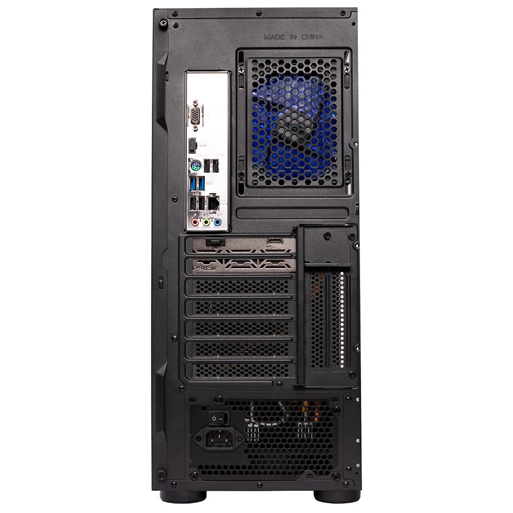 Sistem Desktop PC Gaming Spacer Dominator, i5-14400F, 32GB DDR4, 1TB SSD, RX 6500 XT 8GB GDDR6, no OS, negru, "SPACER-Dominator-08VN" - 5949046616125 — miniatură