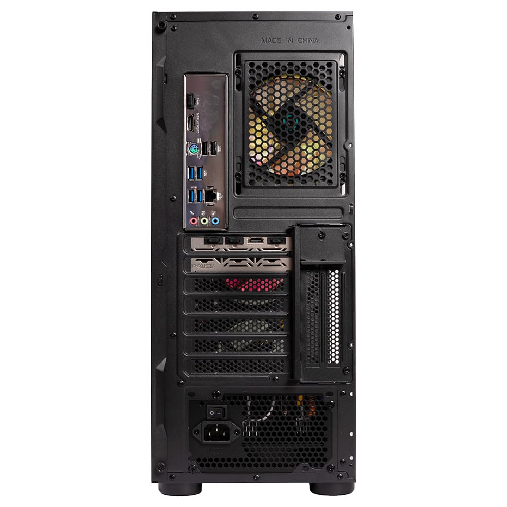 Sistem Desktop PC Gaming Spacer Overlord, Ryzen 5 5600, 32 GB DDR4, 1TB SSD, RX 7600 Challenger 8GB OC, no OS, negru, "SPACER-Overlord-09VN" - 5949046616132 — miniatură
