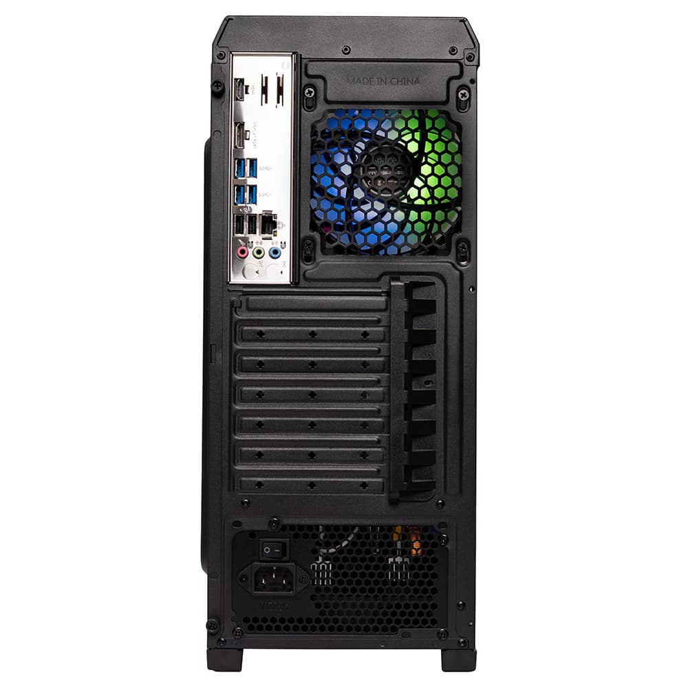 Sistem Desktop PC Spacer Terminator, Ryzen 3 3200G, 8GB DDR4, 512 GB SSD, video on board, no OS, negru, "SPACER-Terminator-11VN" - 5949046616163 — miniatură