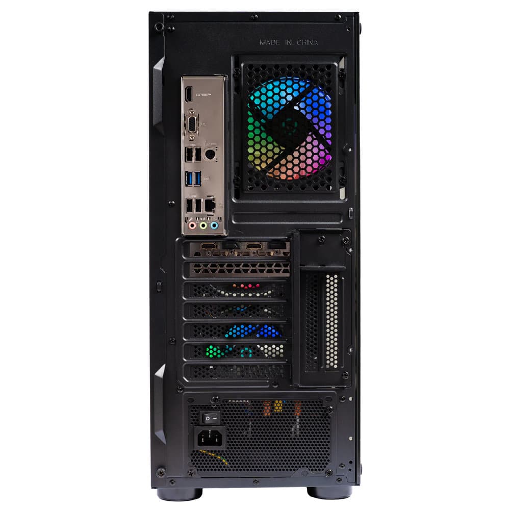 Sistem Desktop PC Gaming Spacer Warlord, i5-12400F, 16GB DDR, 512 GB SSD M.2, RTX 3060 Windforce 12GB, No OS, negru, "SPACER-Warlord-13VN" — miniatură