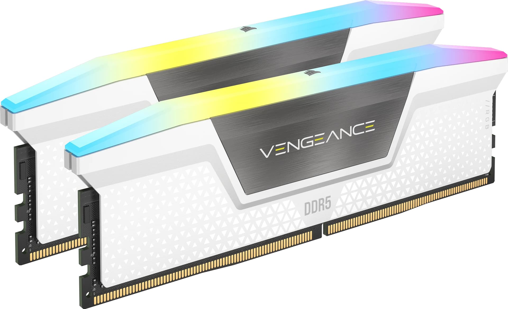 Vengeance RGB White 64GB DDR5 6000MHz CL30 Dual Channel Kit "CMH64GX5M2B6000Z30W"