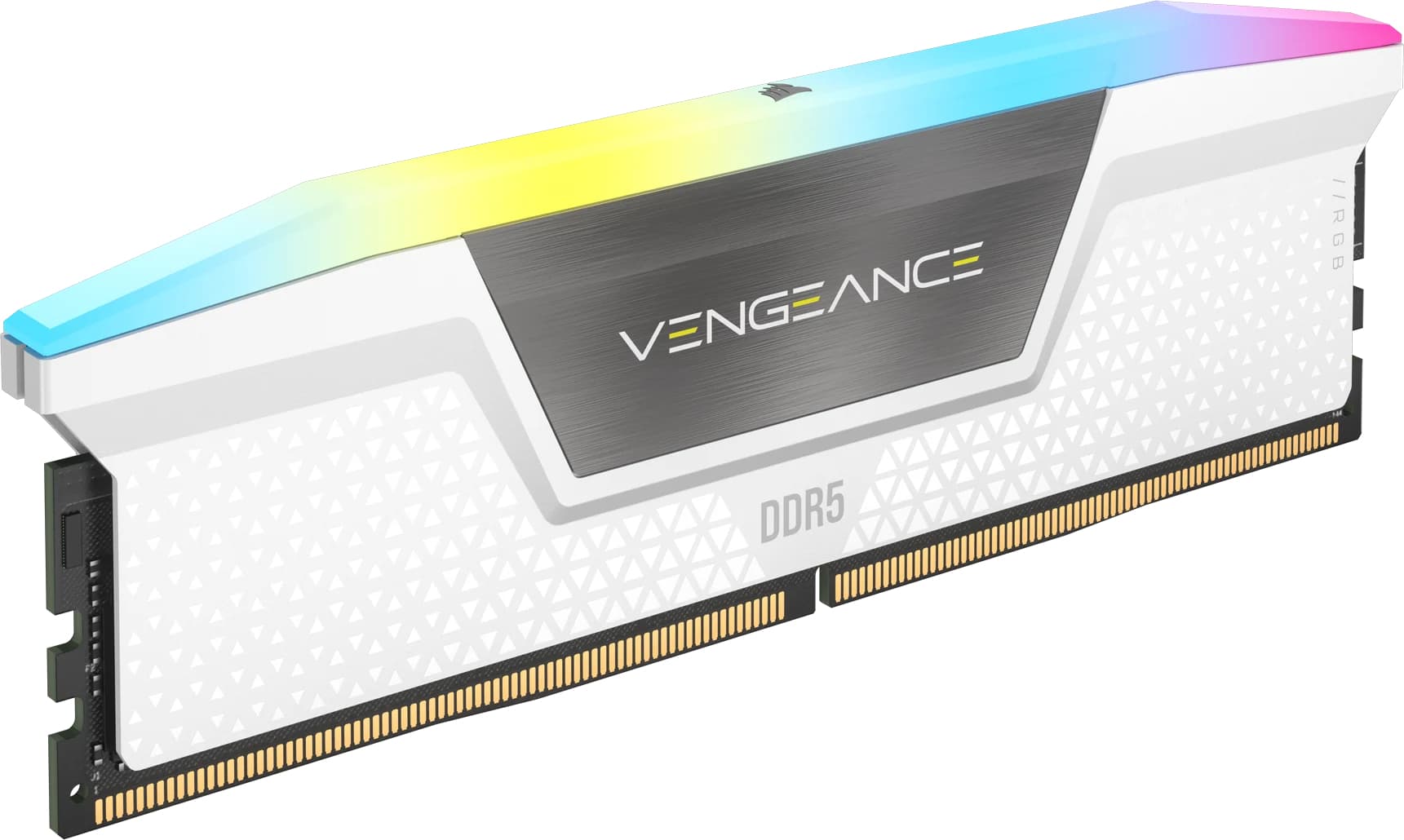 Vengeance RGB White 64GB DDR5 6000MHz CL30 Dual Channel Kit "CMH64GX5M2B6000Z30W" — miniatură