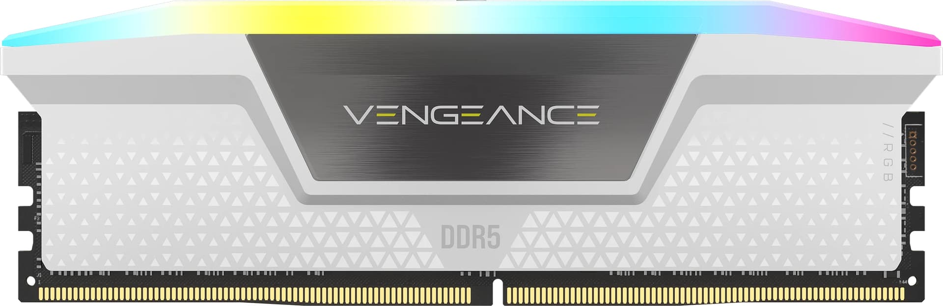 Vengeance RGB White 64GB DDR5 6000MHz CL30 Dual Channel Kit "CMH64GX5M2B6000Z30W" — miniatură