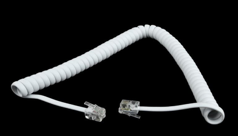 CABLU TELEFONIC GEMBIRD 4P4C, 2m, RJ10, white, spiralat, "TC4P4CS-2M-W" — miniatură
