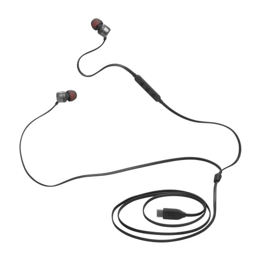 Casti Tune 310C Pure Bass In-Ear Headphones, (Type-C), Black "JBL-T310C-BLK" — miniatură