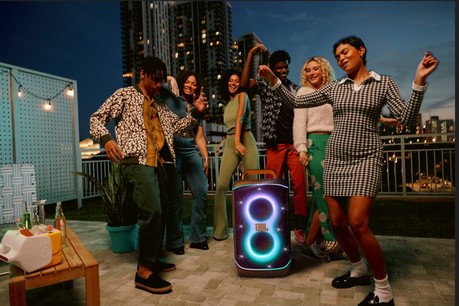 Boxa portabila Partybox 520, Bluetooth 5.4, LED, Negru "JBLPB520BLK" — miniatură